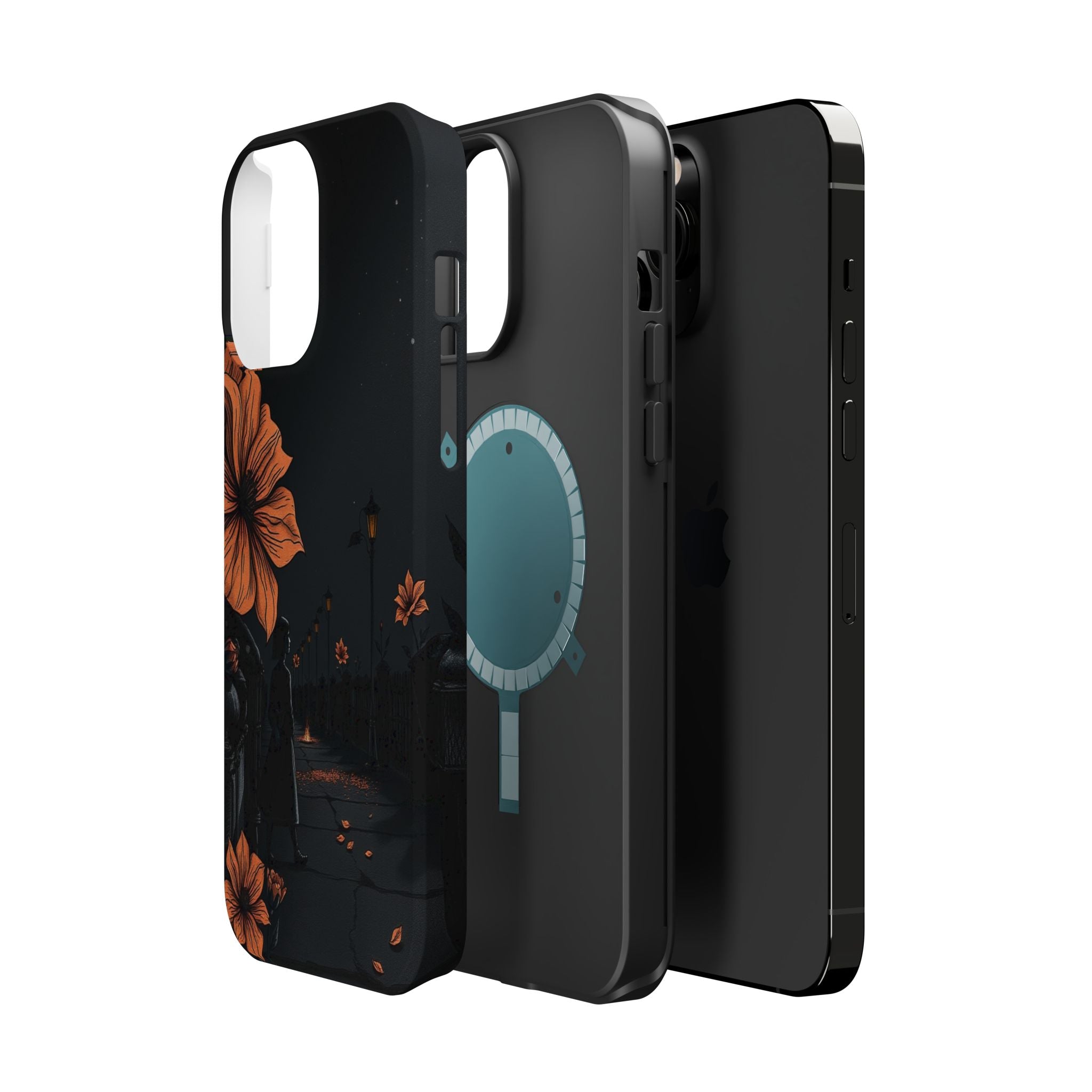 iPhone Night Bloomer Electric Art Bold Modern Everyday Snap Case · iPhone Case