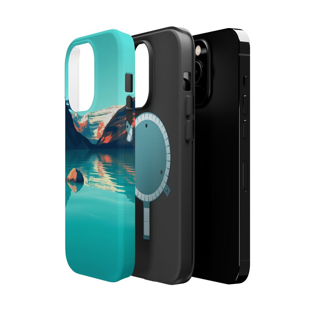 iPhone Glacier Lake Bold Art 16 Slim Everyday Designer Case · iPhone Case