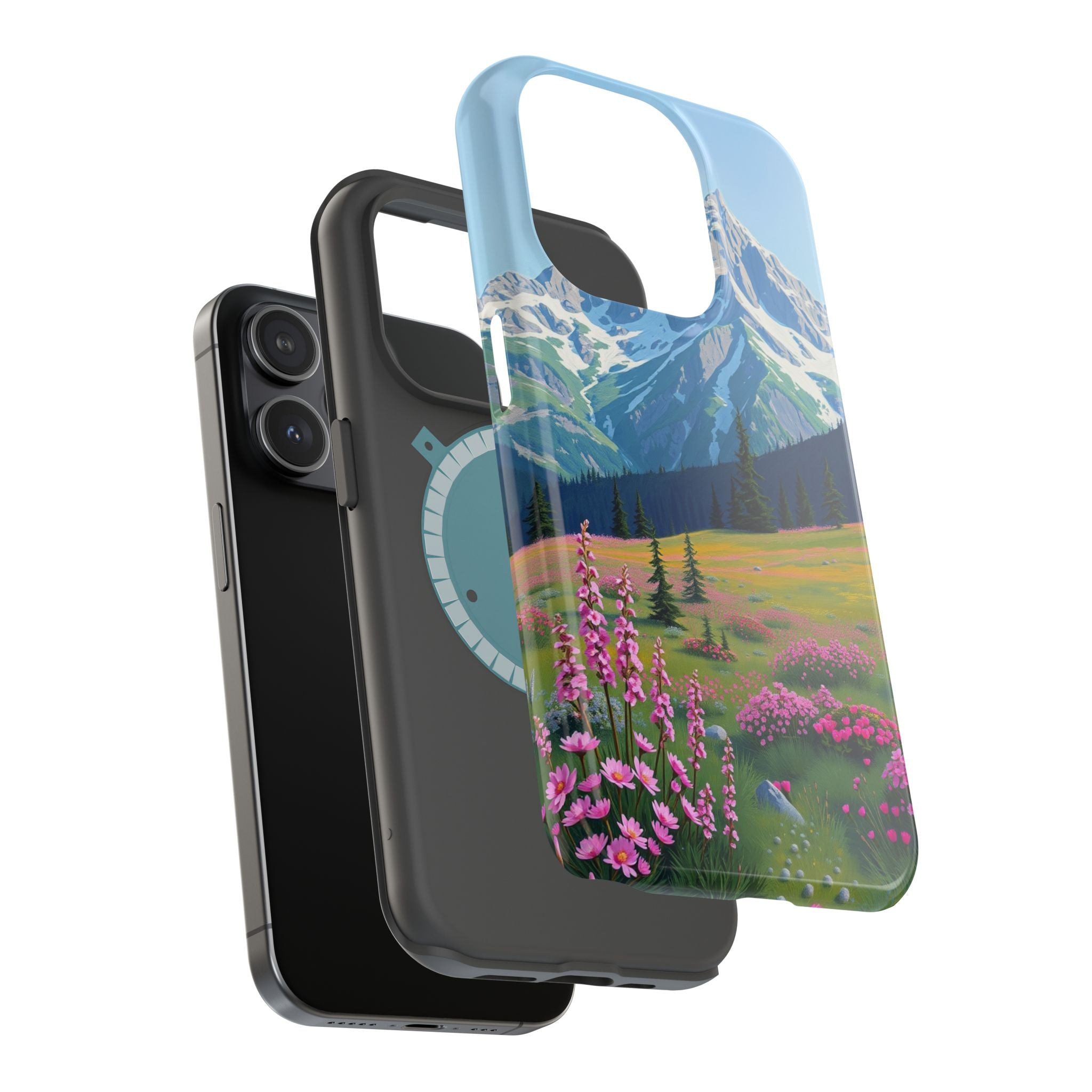 iPhone Earthy Alpine Meadow Design Bold Modern Everyday Snap Case · iPhone Case