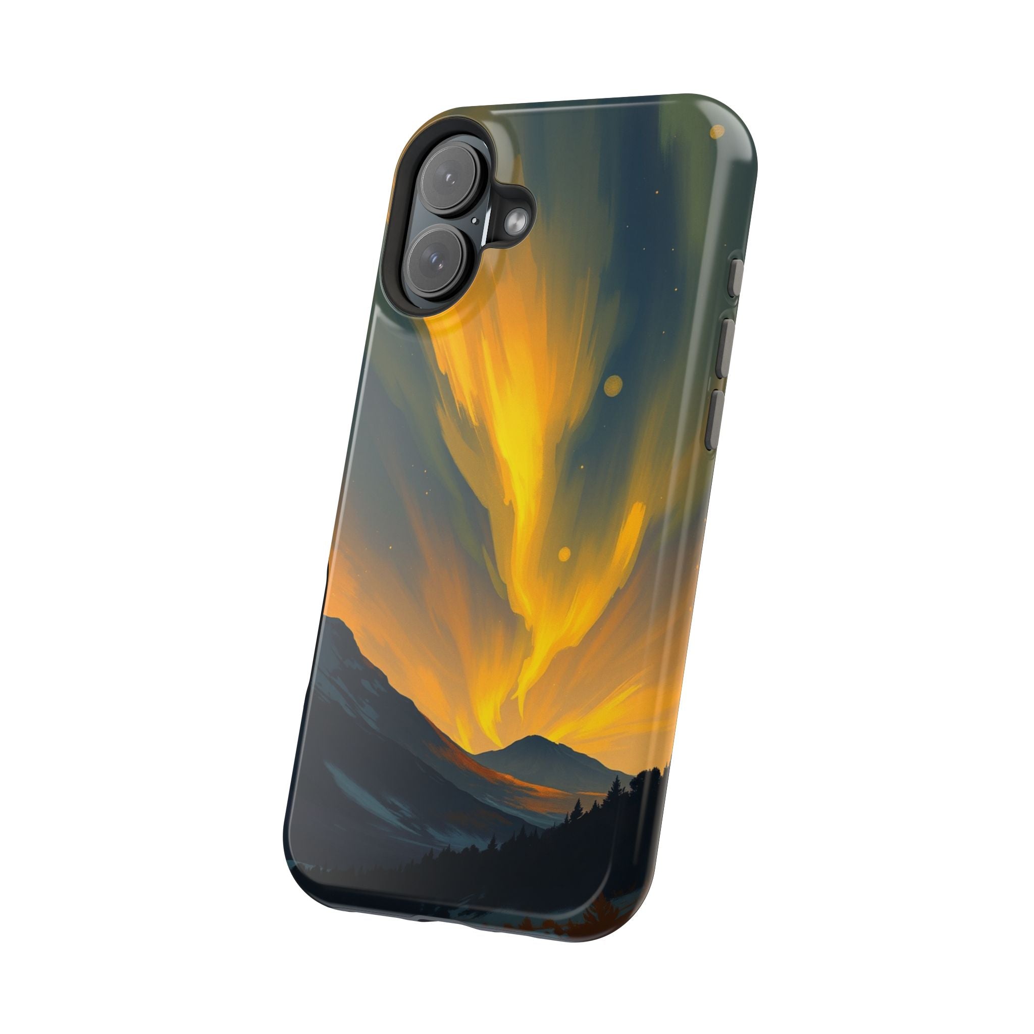 iPhone Serene Northern Lights Design Slim Everyday Designer Case · iPhone Case