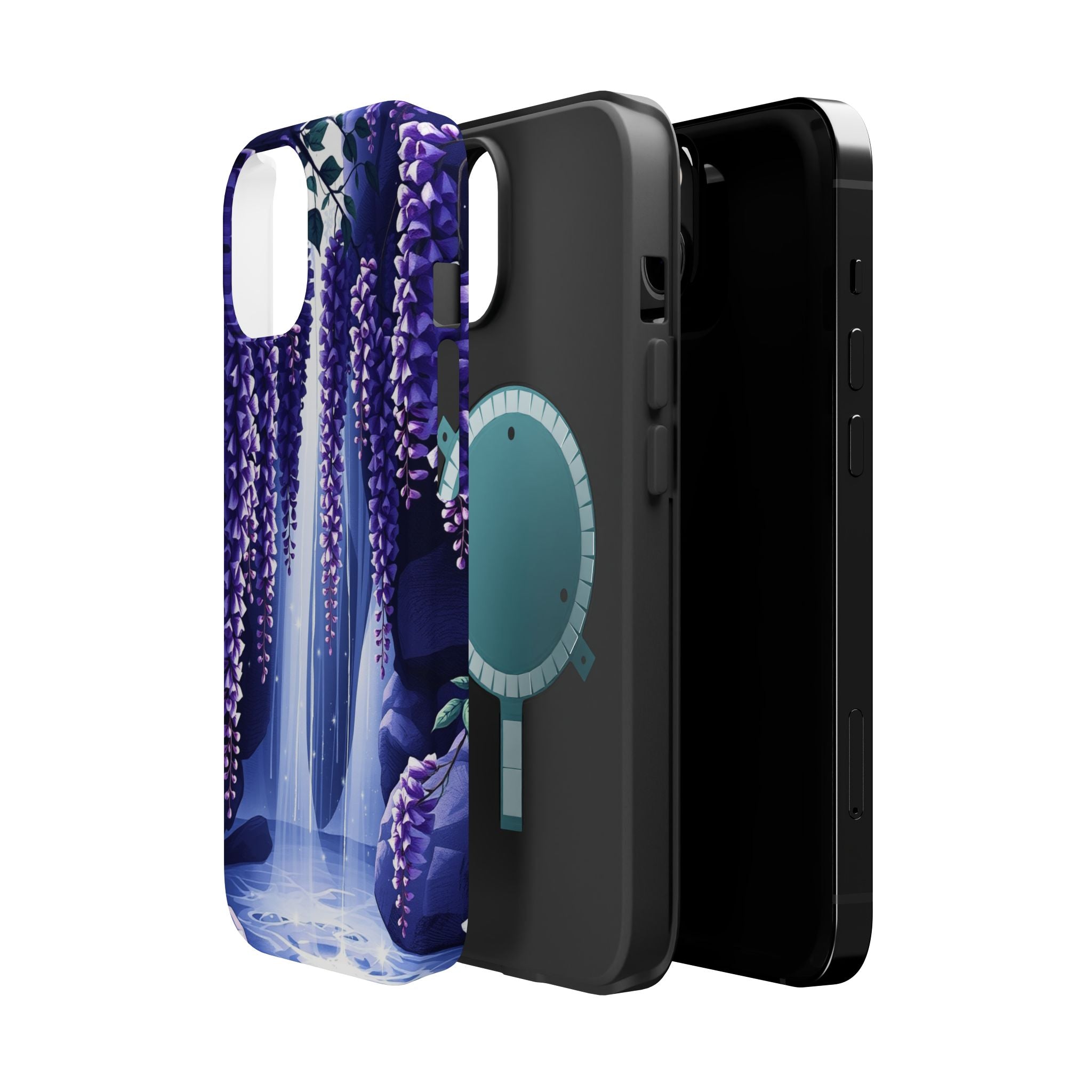 iPhone Wisteria Cascade Serene Design Slim Snap Case Ga · iPhone Case