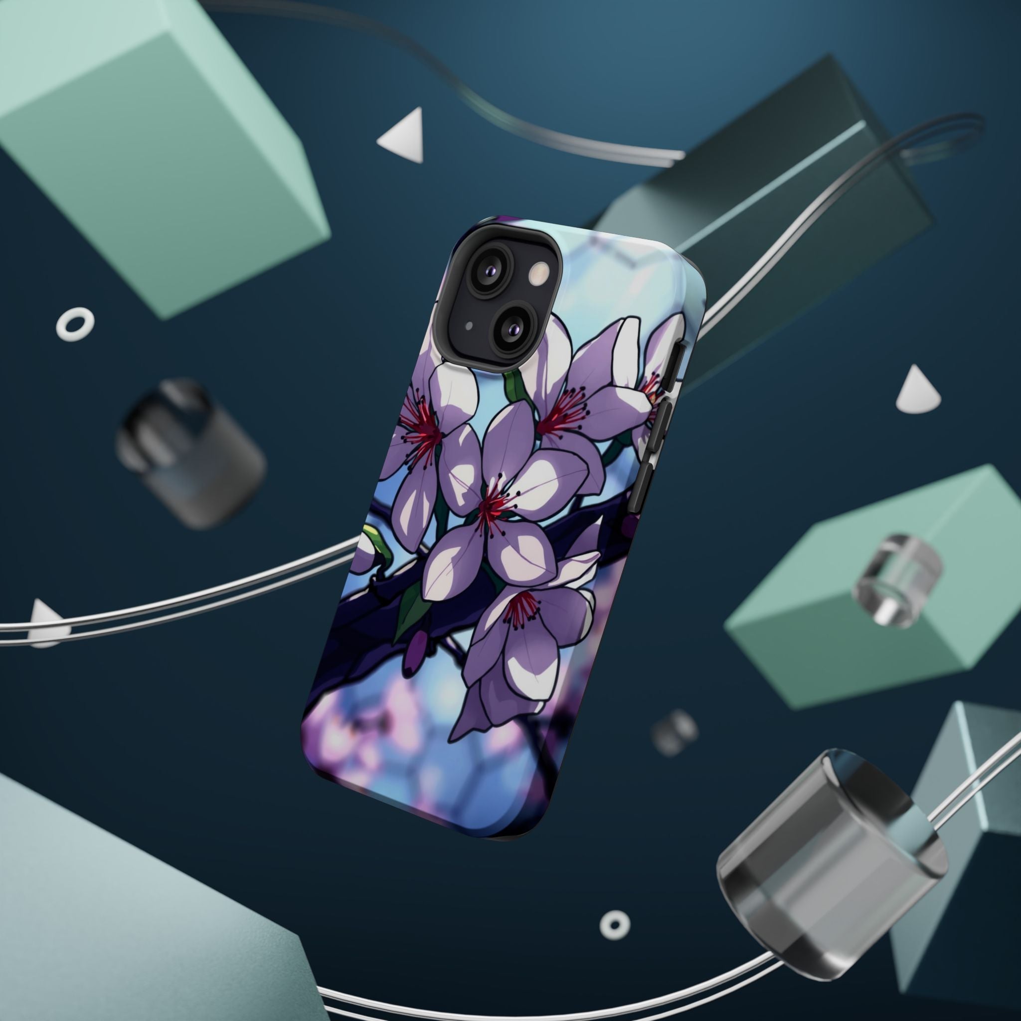 iPhone Dreamy Cherry Blossom Design Slim Everyday Designer Case · iPhone Case