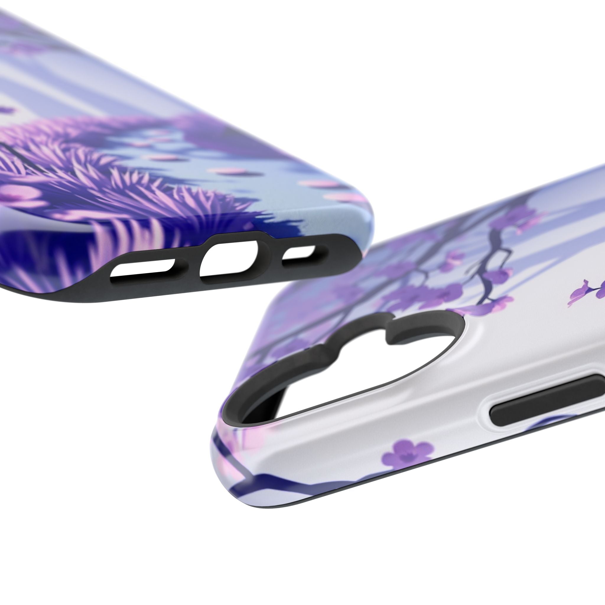 iPhone Blossom Trail Paper Cut Art Bold Modern Everyday Snap Case · iPhone Case