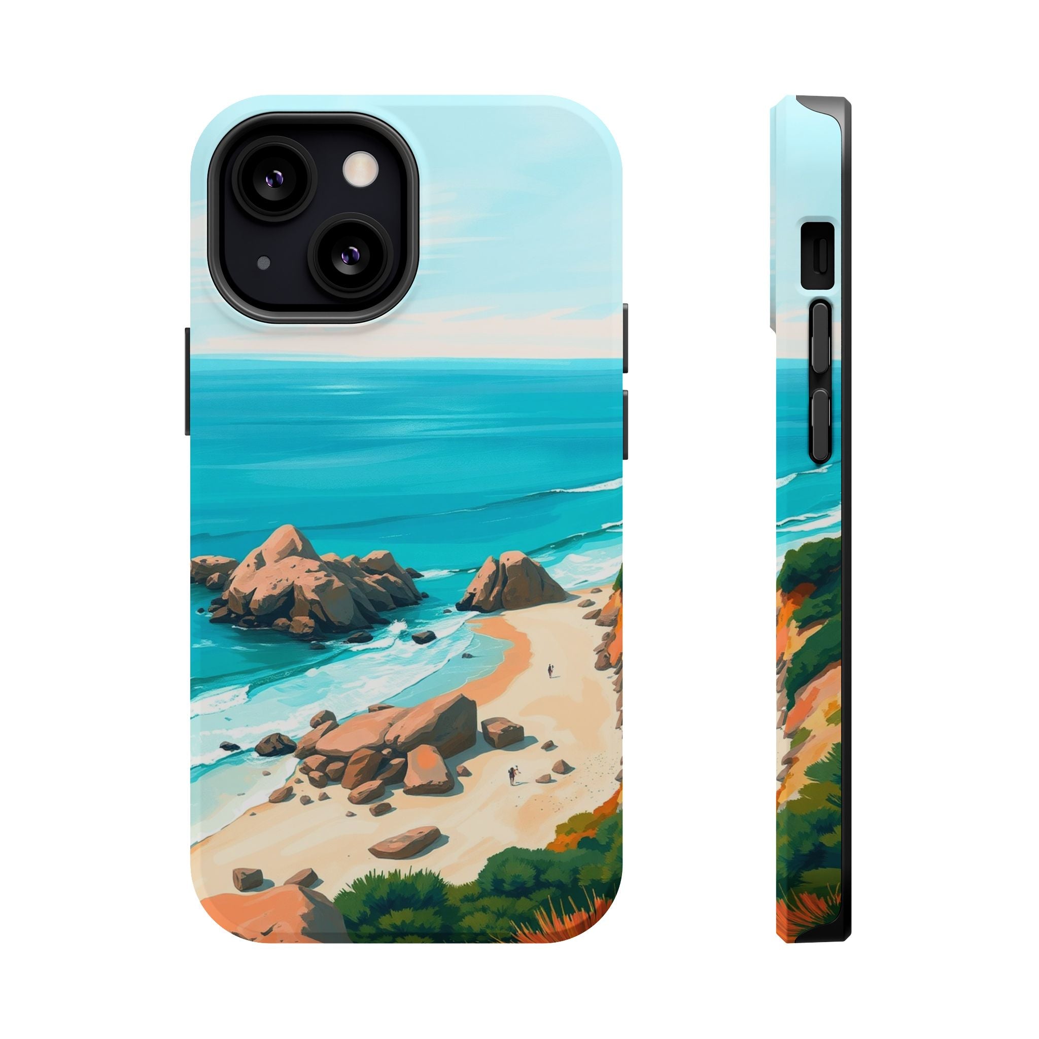 iPhone Pebble Beach Cinematic Art Bold Modern Everyday Snap Case · iPhone Case