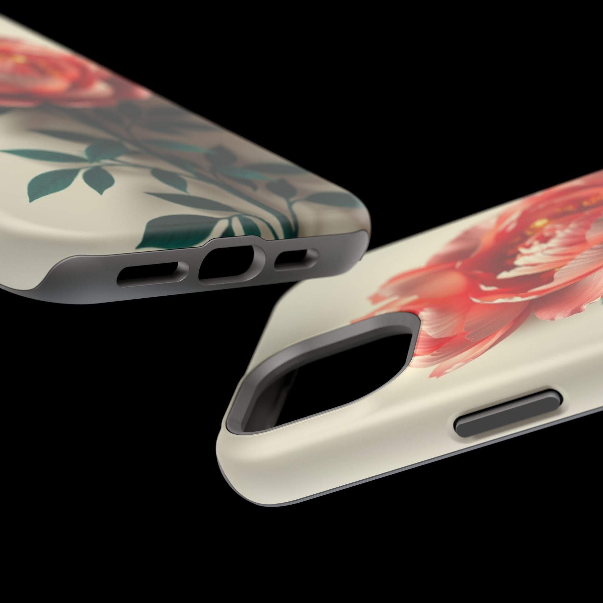 iPhone Emerald Green And Gold Peony Bouquet Slim iPhone Everyday · iPhone Case