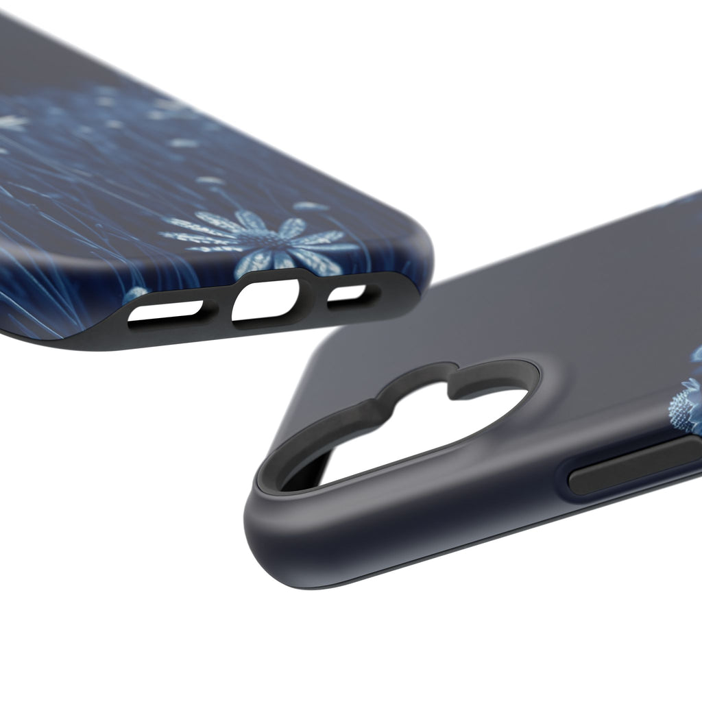 iPhone Midnight Blue And Silver Wildflower Field Clean iPhone Minimal · iPhone C