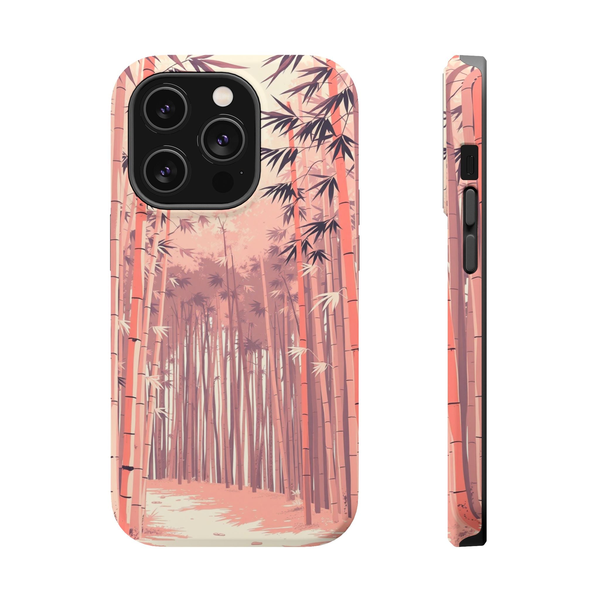 iPhone Rose Pink And Cream Bamboo Grove Slim Everyday iPhone 19 · iPhone Case
