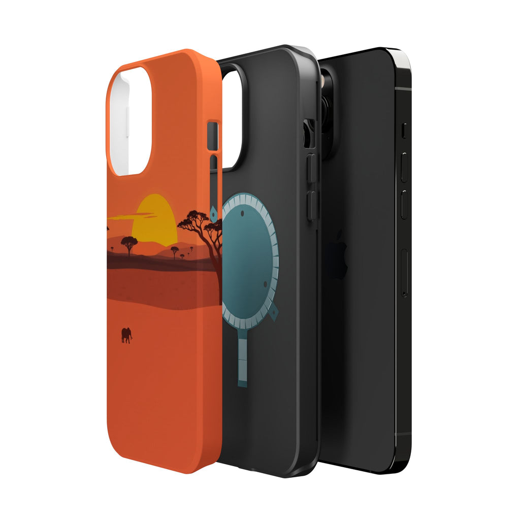 iPhone Sunset Amber And Peach Savanna Horizon Slim iPhone Everyday · iPhone Case