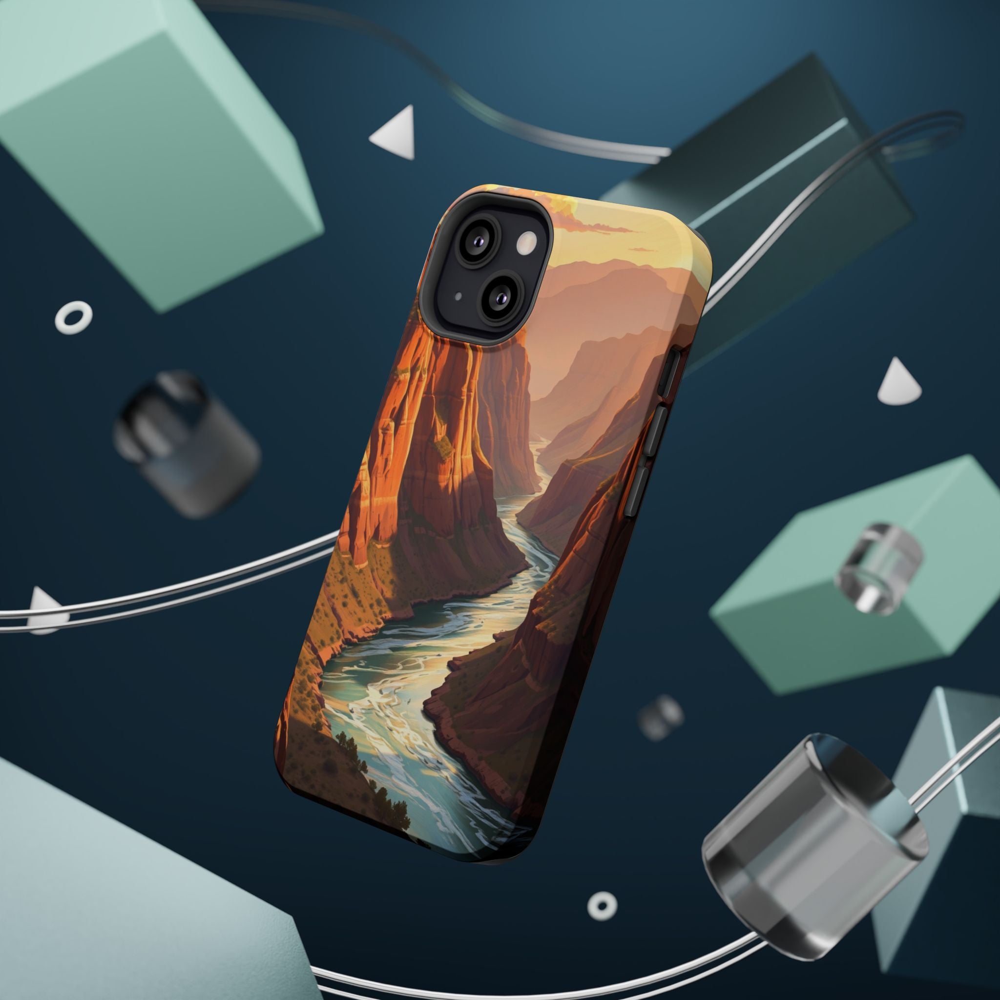 iPhone River Canyon Mystic Art Slim Everyday Designer Case · iPhone Case