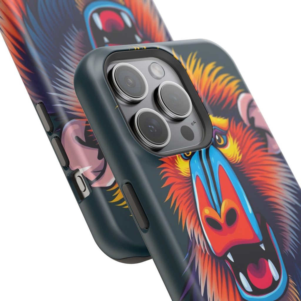 iPhone Mandrill Colorful Face Kids Fun iPhone Phone Case Gift Slim · iPhone Case
