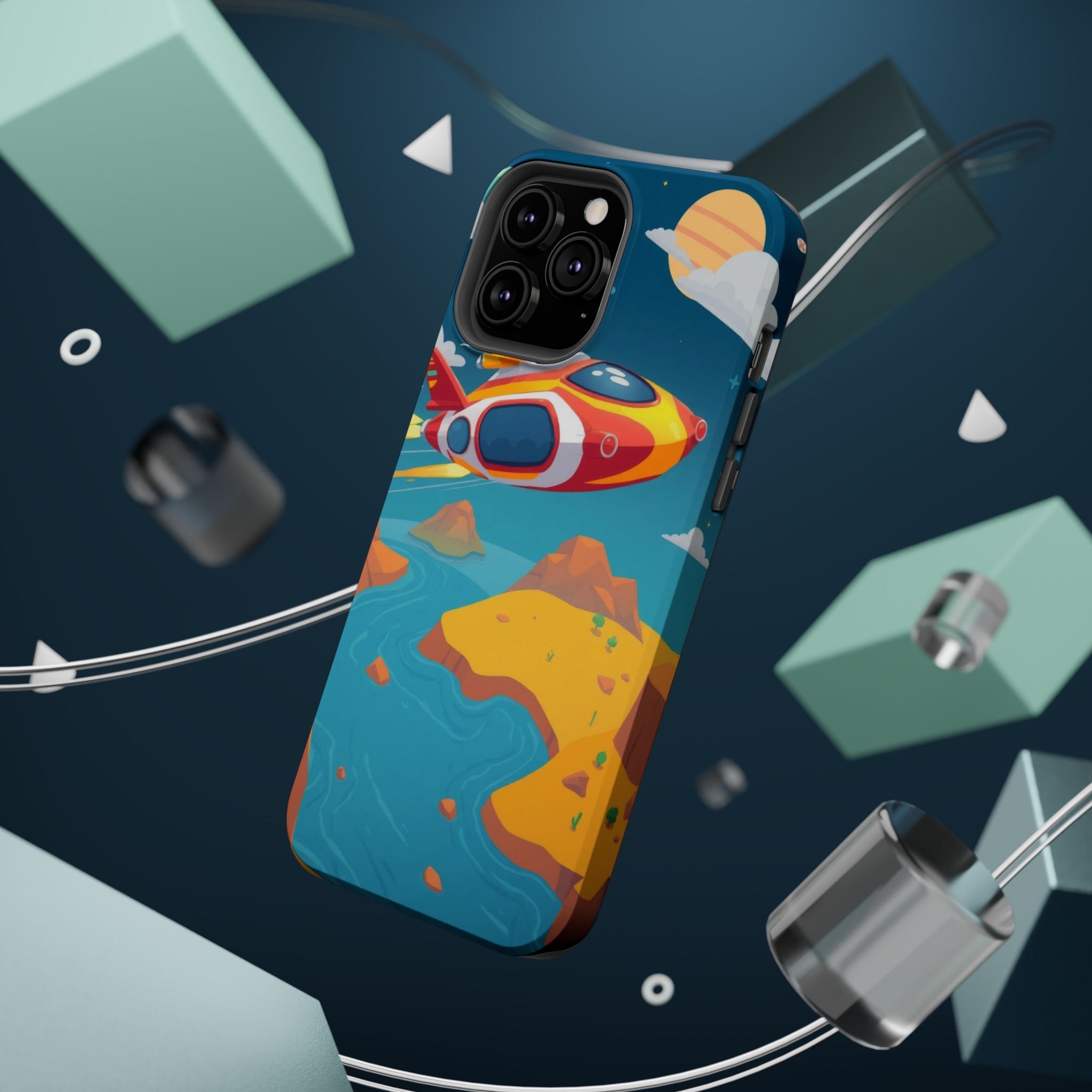 iPhone Hovercraft Glide Kids Fun Clean iPhone Phone Case Gift Minimal · iPhone C