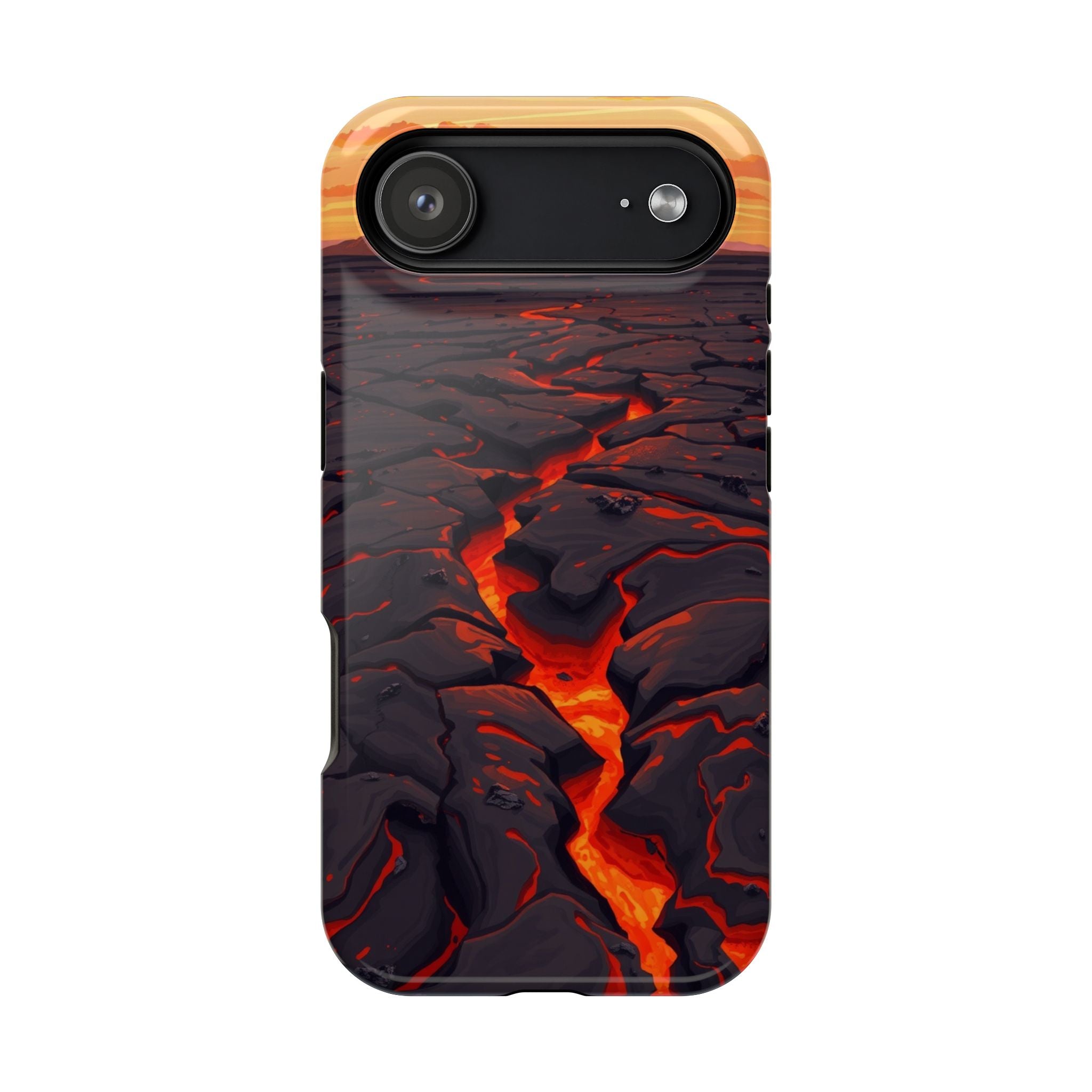iPhone Lava Field Earthy Design Slim Everyday Designer Case · iPhone Case
