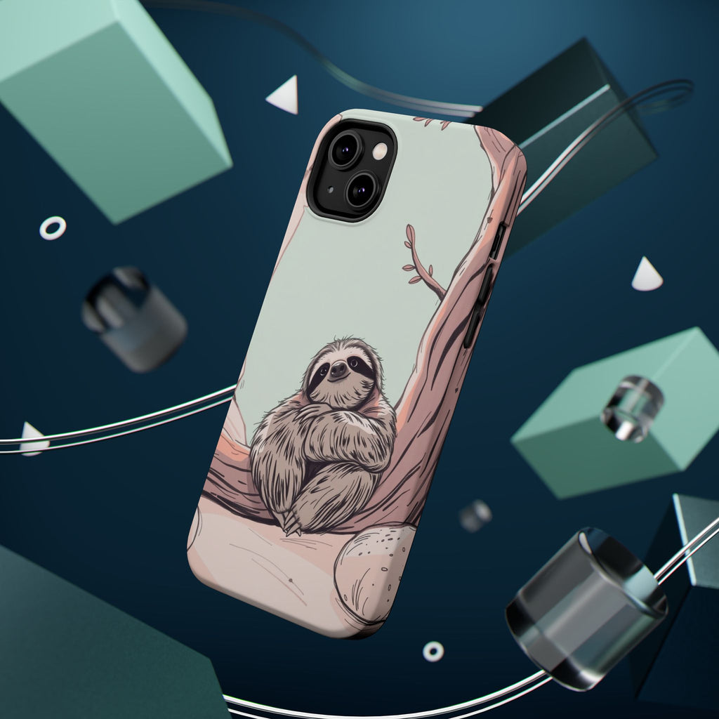 iPhone Cozy Sloth Mode Hand-Drawn Sketch Slim Everyday Designer Case · iPhone Ca