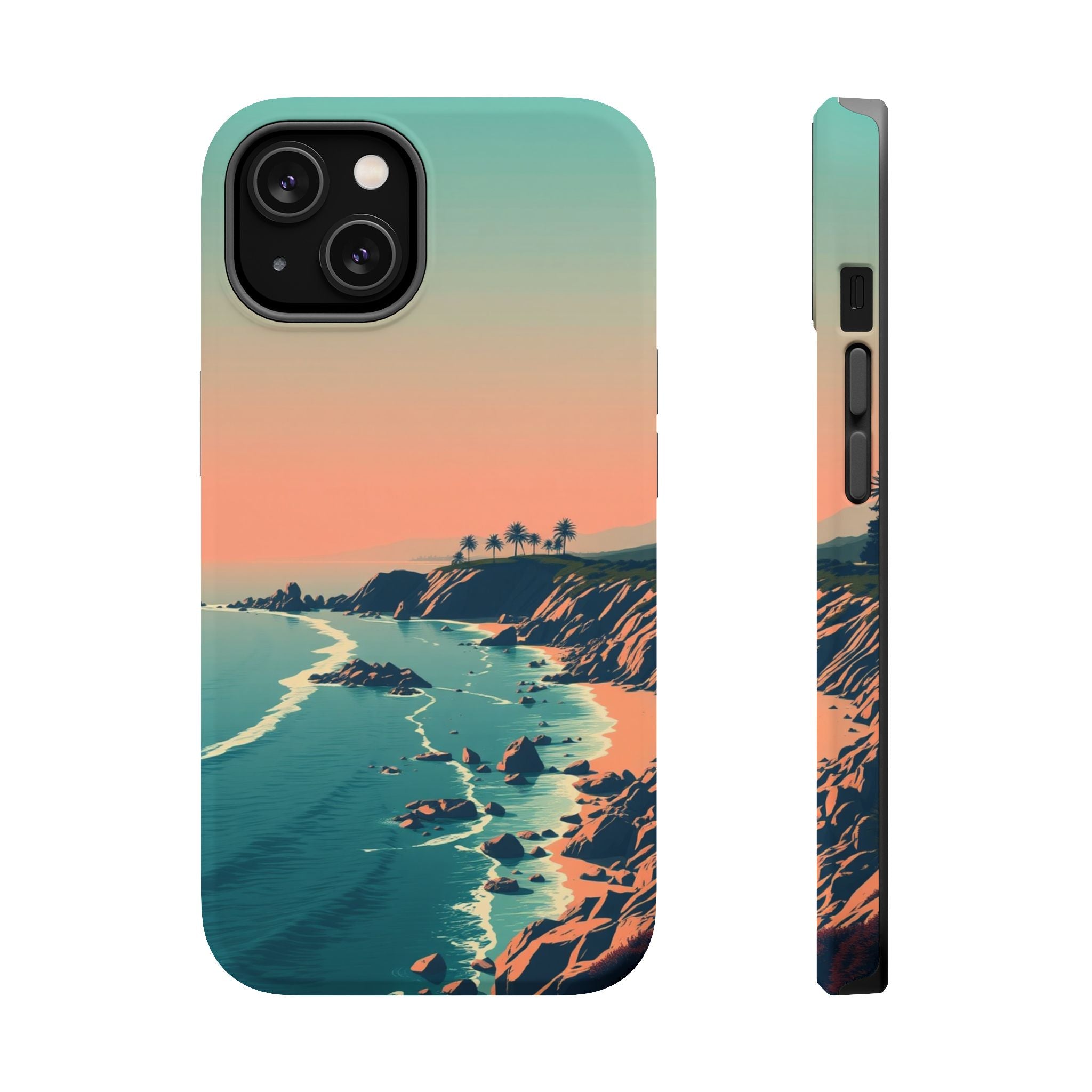 iPhone Radiant Pebble Beach Design Bold Modern Everyday Snap Case · iPhone Case