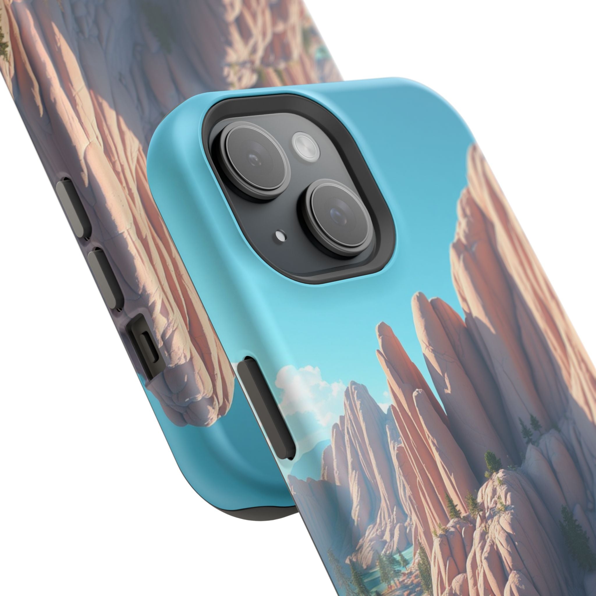 iPhone Pine Ridge Electric Art Slim Everyday Designer Case · iPhone Case