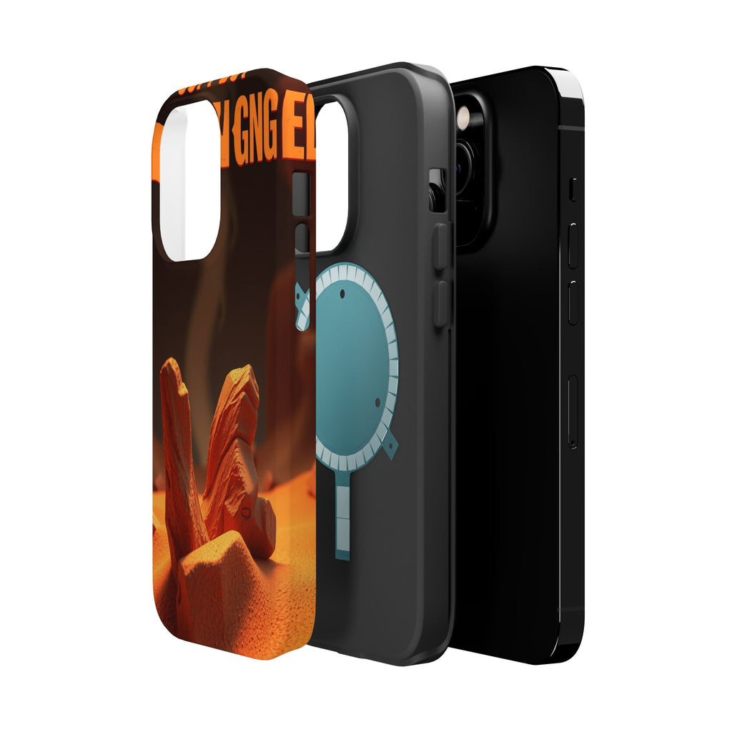 iPhone Earthy Soft but Unhinged Design Slim Everyday Designer Case · iPhone Case