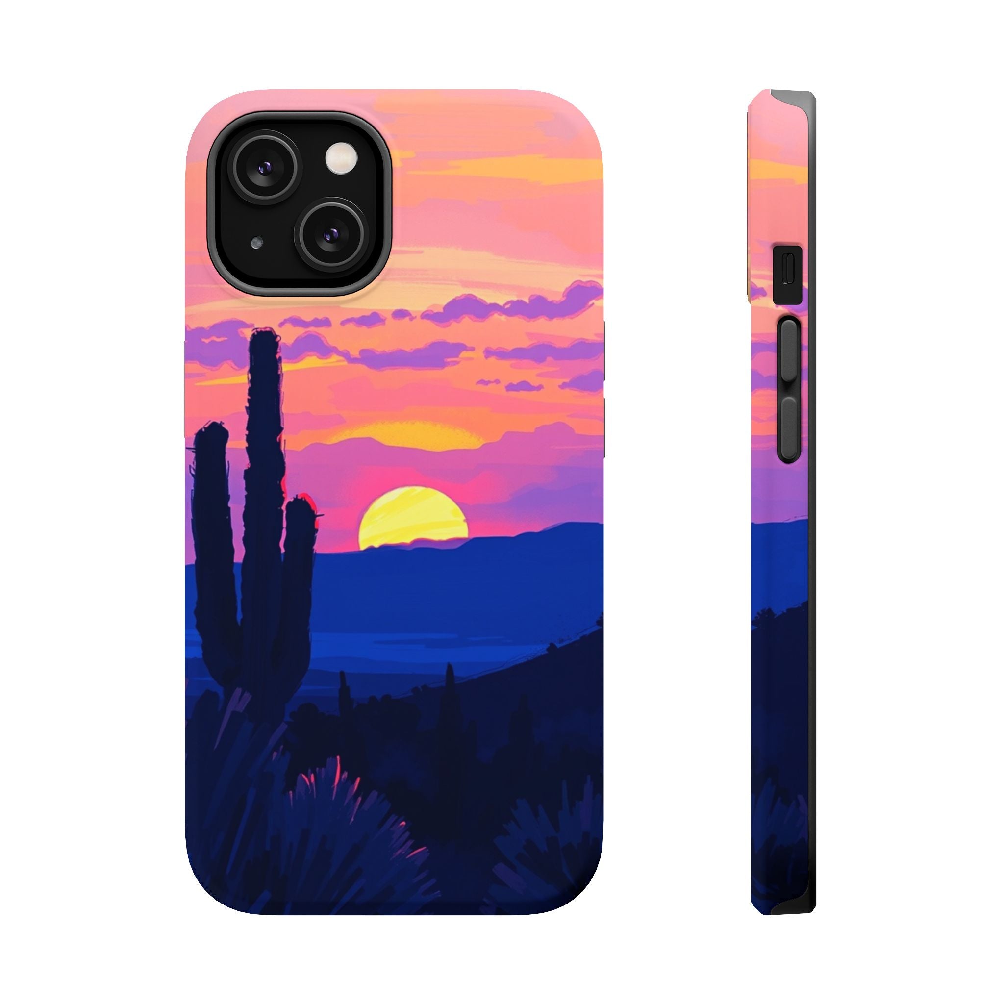 iPhone Mesa Sunset Oil Painting Impressionist Slim iPhone Everyday · iPhone Case