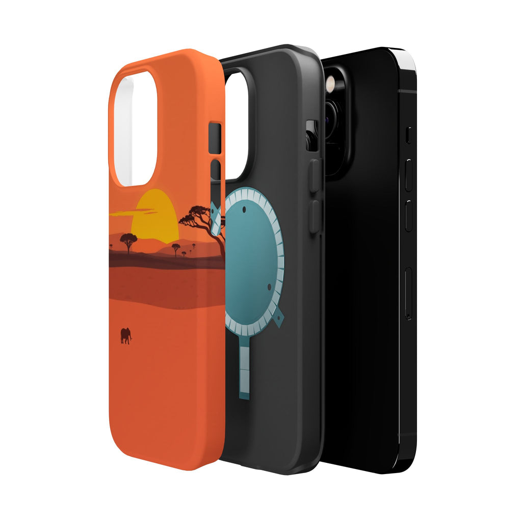 iPhone Sunset Amber And Peach Savanna Horizon Slim iPhone Everyday · iPhone Case