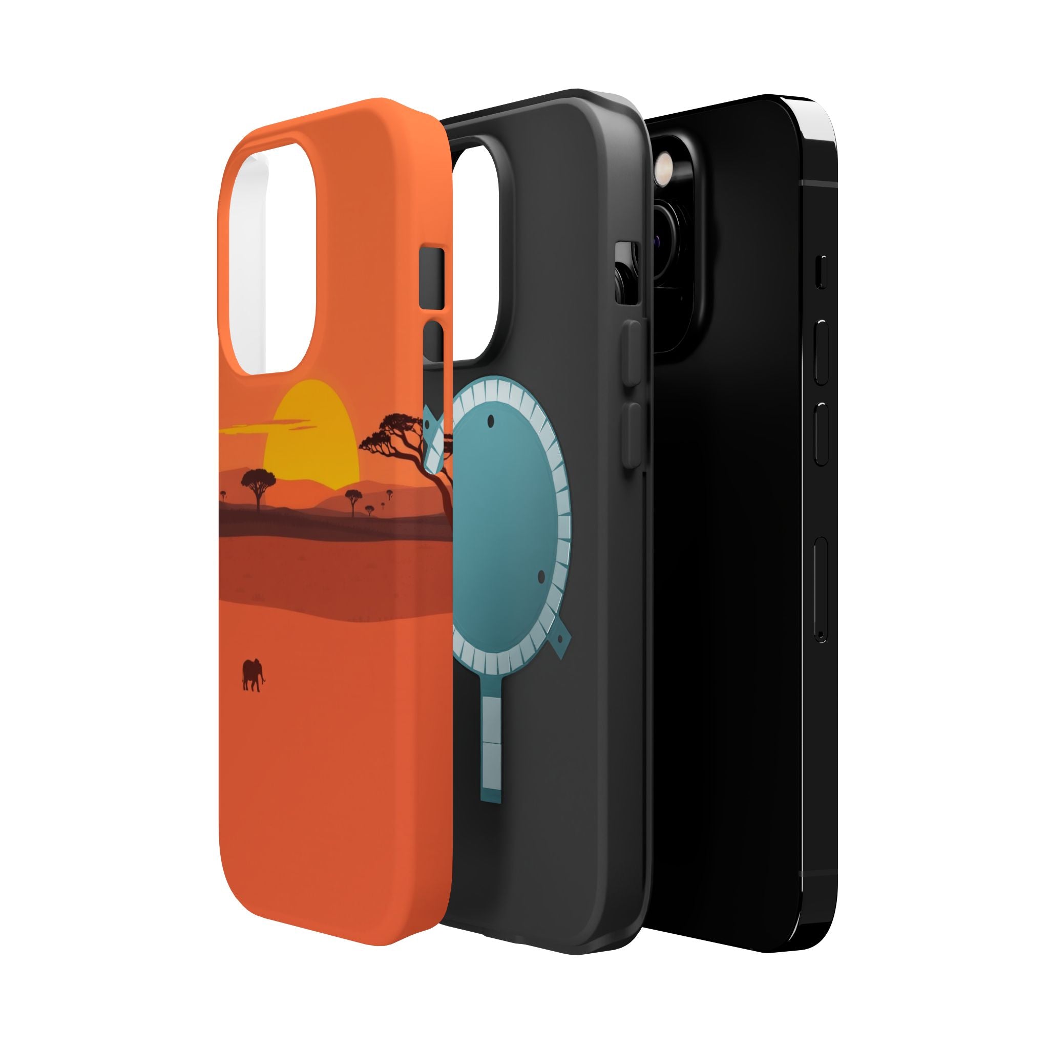 iPhone Sunset Amber And Peach Savanna Horizon Slim iPhone Everyday · iPhone Case
