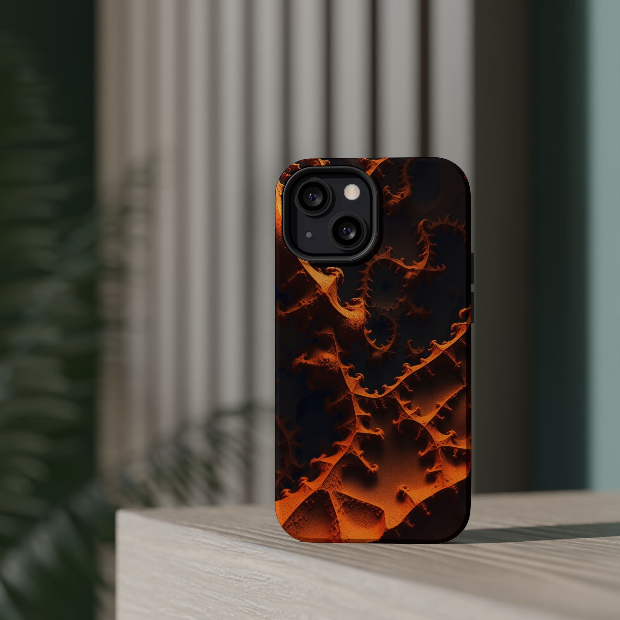 iPhone Radiant Fractal Zoom Design Bold Modern Everyday Snap Case · iPhone Case