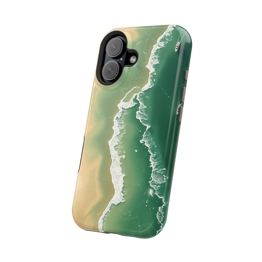 iPhone Shoreline Aerial Bold Art Bold Modern Everyday Snap Case · iPhone Case
