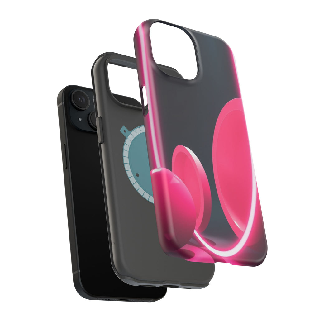 iPhone 1960s Mod Circles Neon Cyberpunk Slim Everyday Designer Case · iPhone Cas