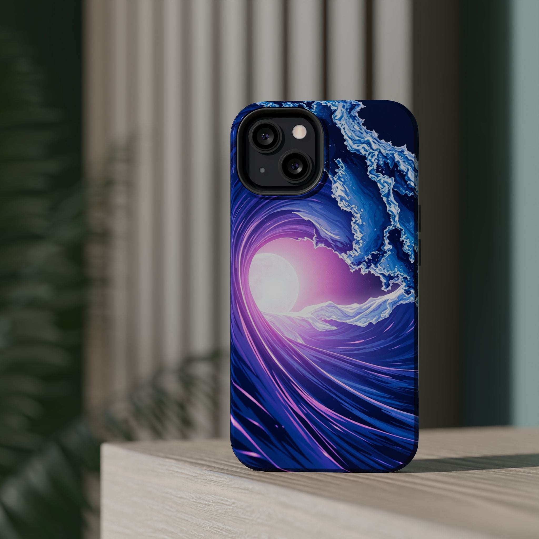 iPhone Holographic Wave Cinematic Art Slim Everyday Designer Case · iPhone Case
