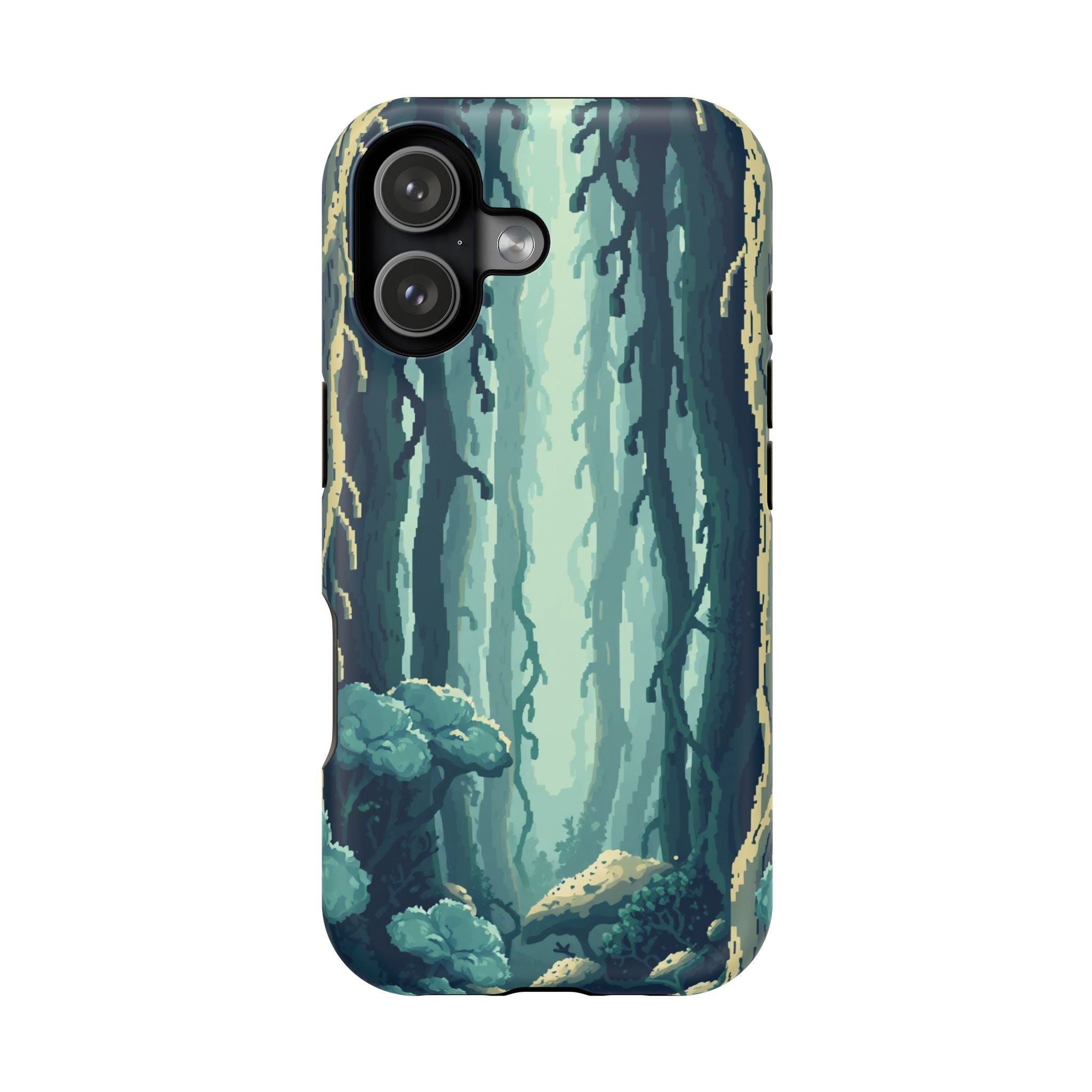 iPhone Kelp Forest Pixel Art -Bit Bold Modern Everyday Snap Case · iPhone Case
