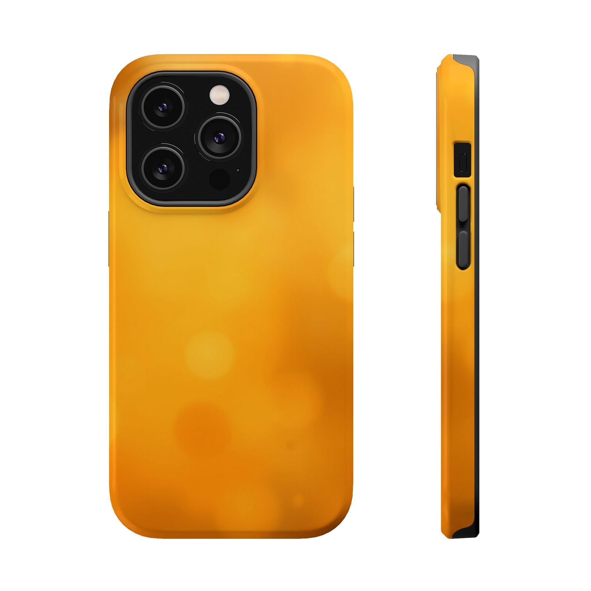 iPhone Mustard And Rust Pixel Blur Bold Modern Everyday Snap Case · iPhone Case
