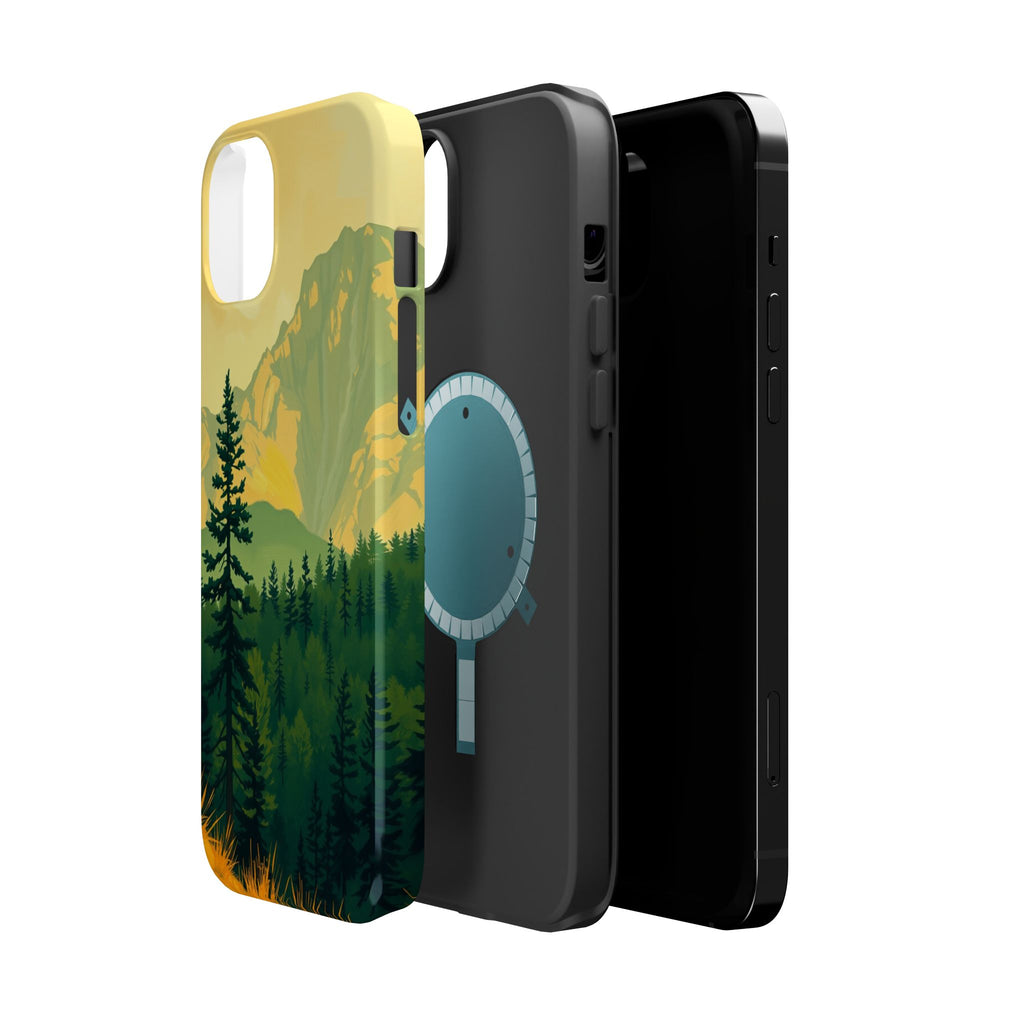 iPhone Pine Ridge Oil Painting Impressionist Slim iPhone Everyday · iPhone Case