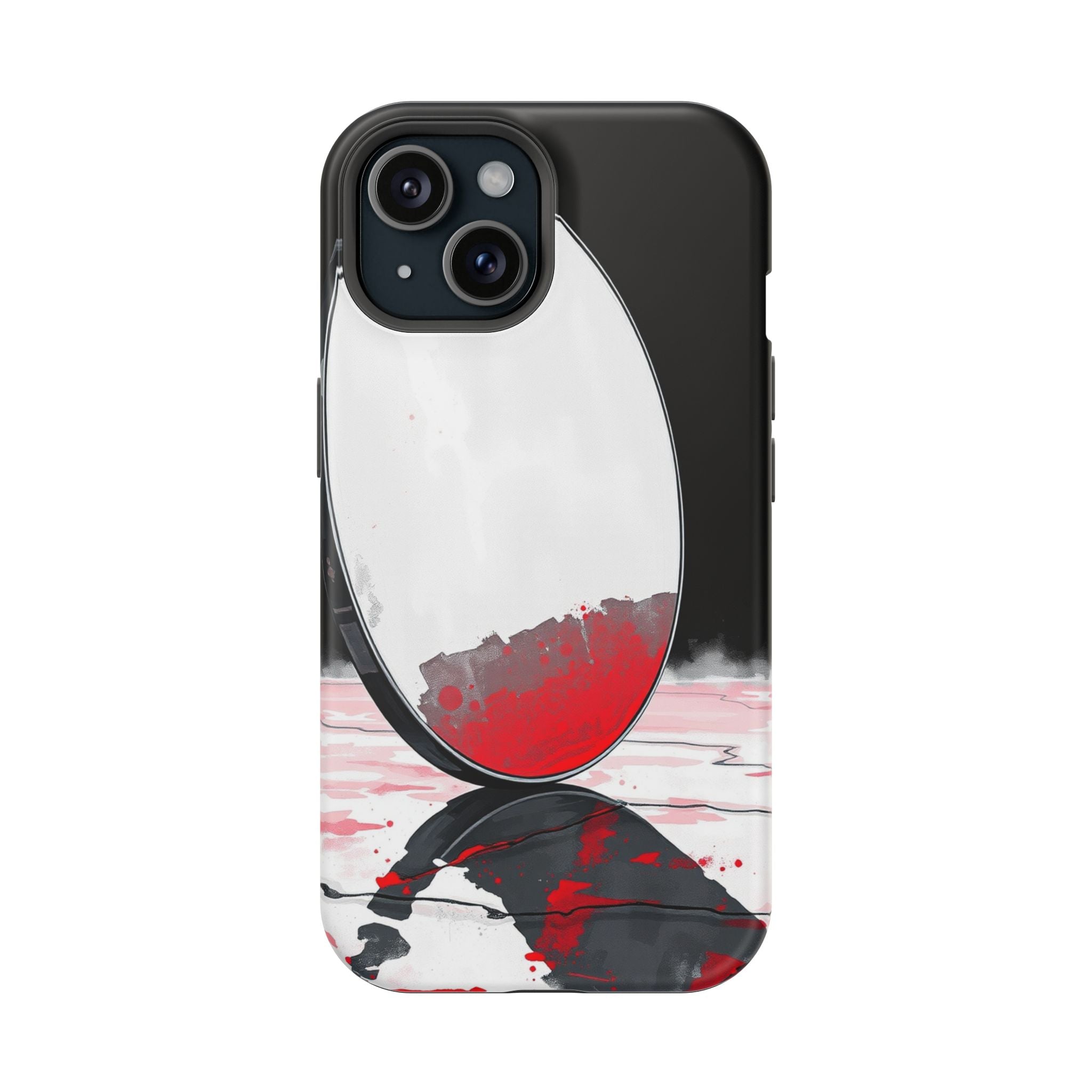 iPhone Earthy Salt Flat Mirror Design Slim Everyday Designer Case · iPhone Case