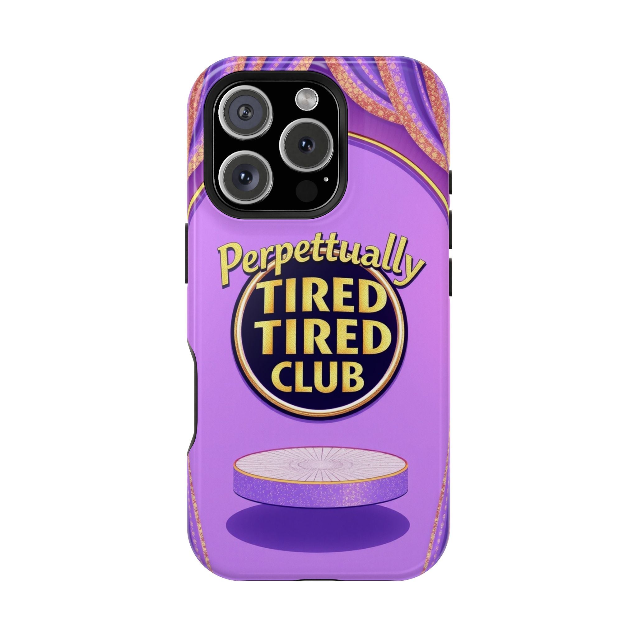 iPhone Perpetually Tired Club Bold Art Slim Everyday Designer Case · iPhone Case