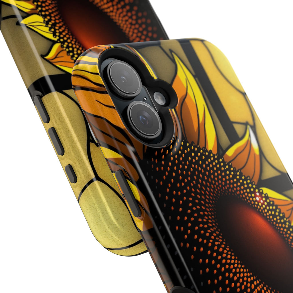 iPhone Sunflower Pop Stained Glass Bold Modern Everyday Snap Case · iPhone Case