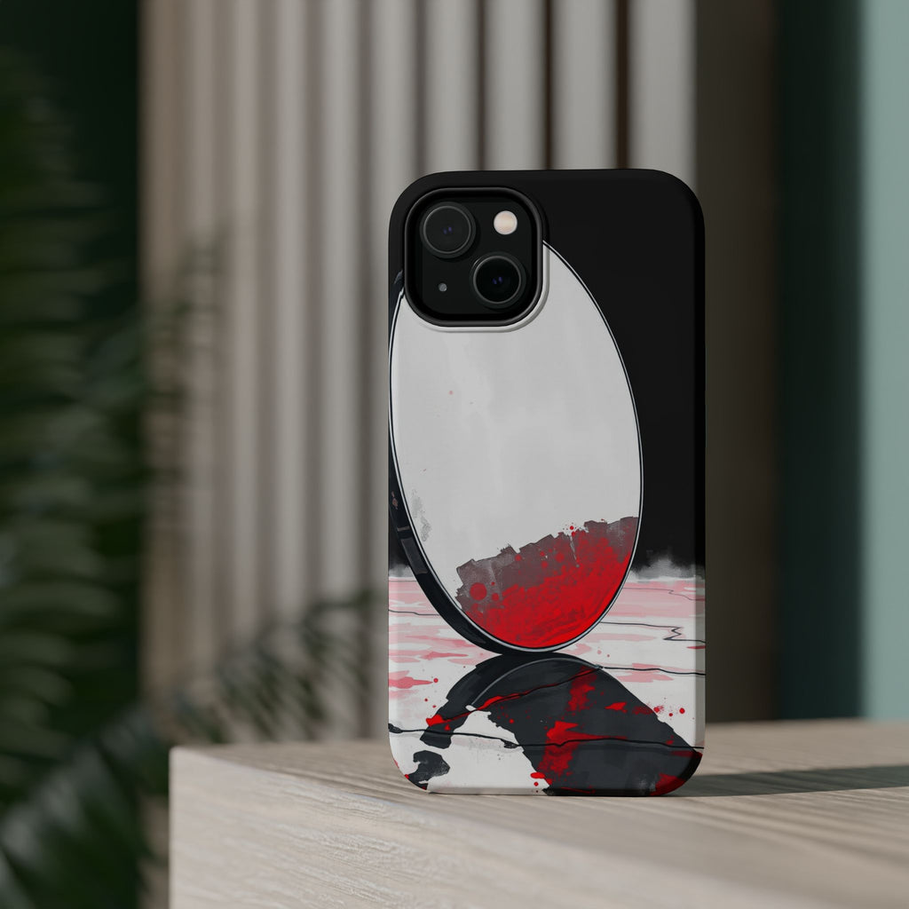 iPhone Earthy Salt Flat Mirror Design Slim Everyday Designer Case · iPhone Case