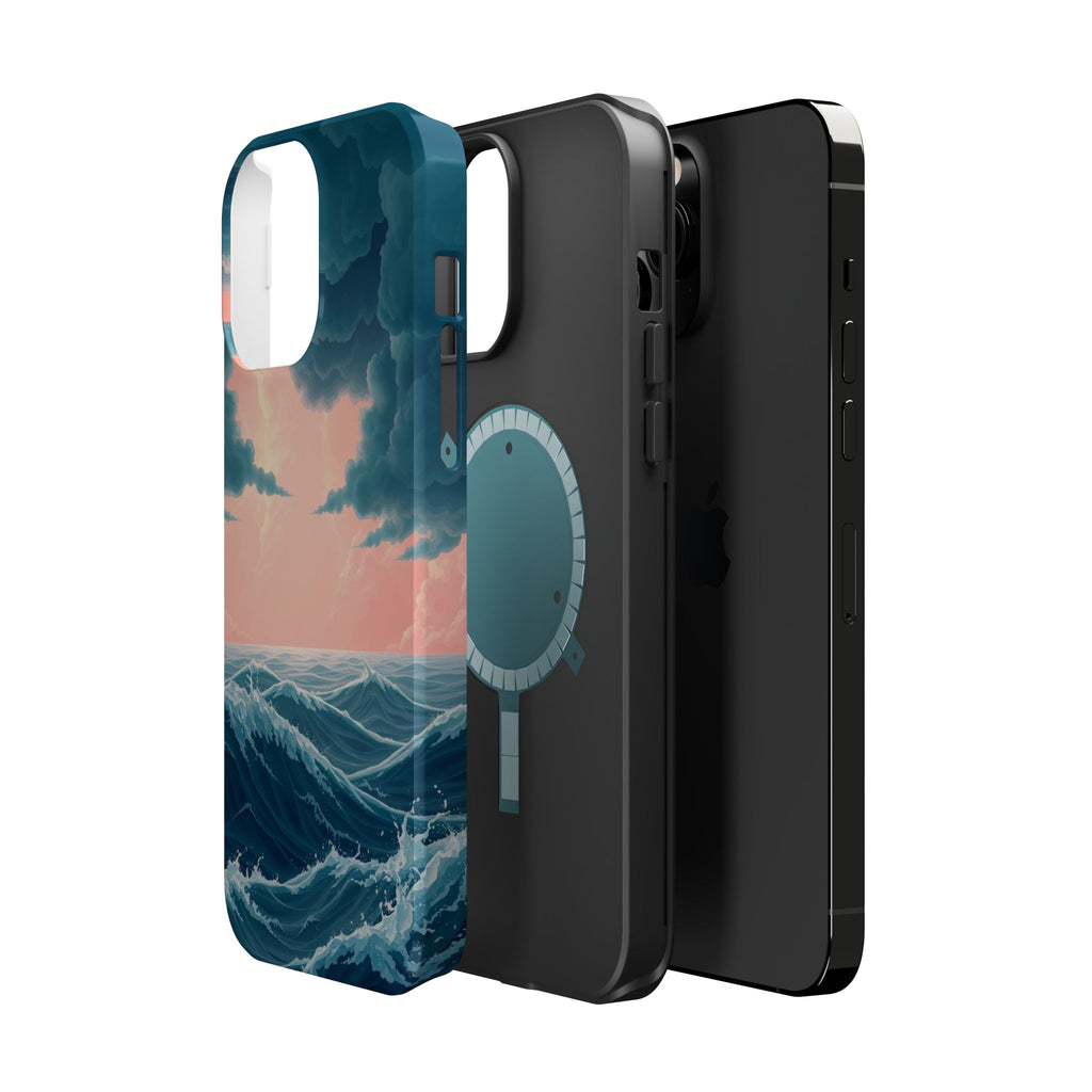 iPhone Storm at Sea 3D Digital Slim Everyday Designer Case · iPhone Case