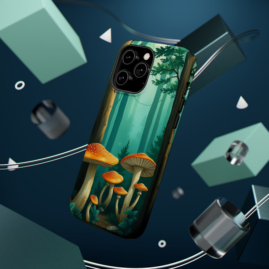 iPhone Mushroom Forest Oil Painting Impressionist iPhone Clean Minimal · iPhone