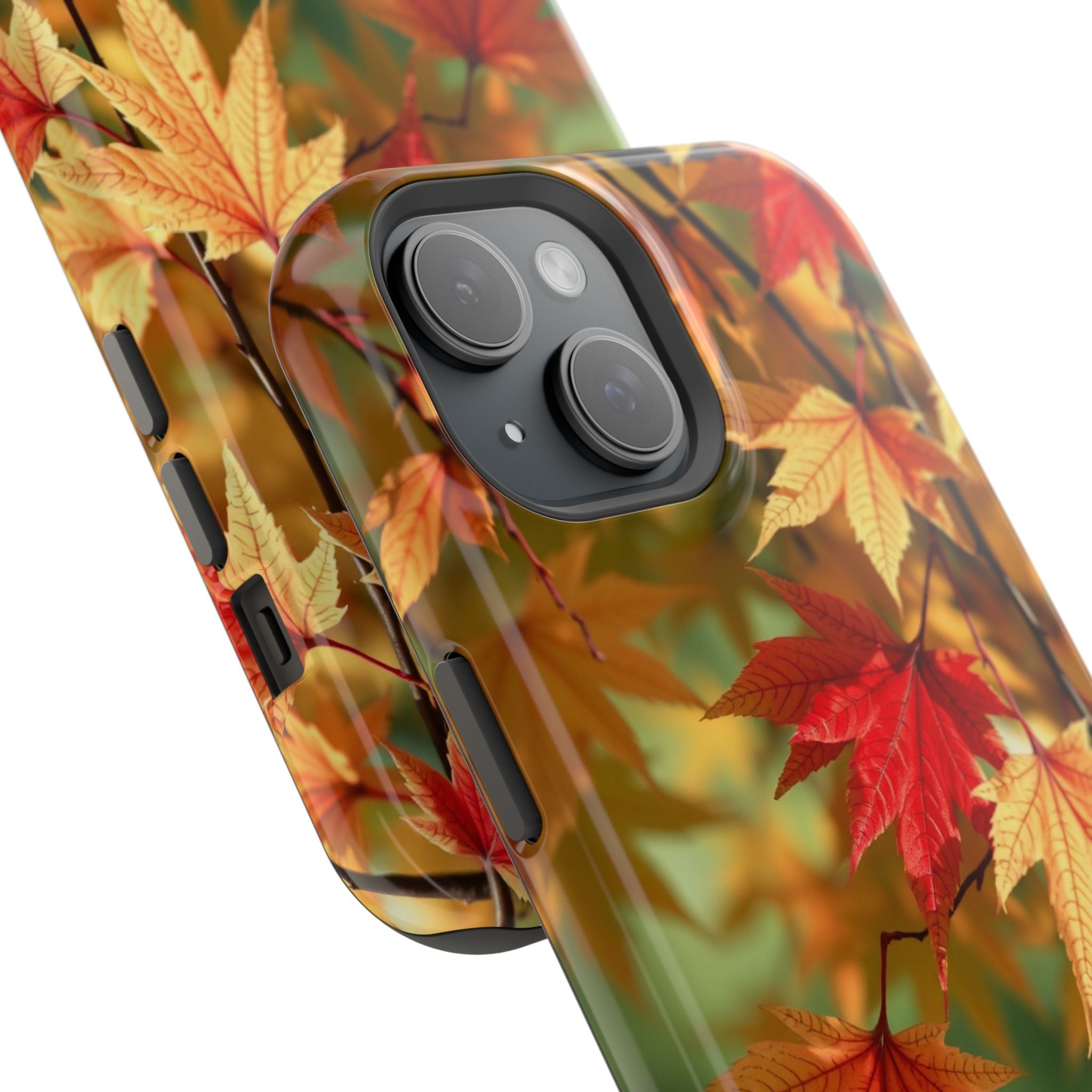 iPhone Earthy Autumn Maple Design Bold Modern Everyday Snap Case · iPhone Case