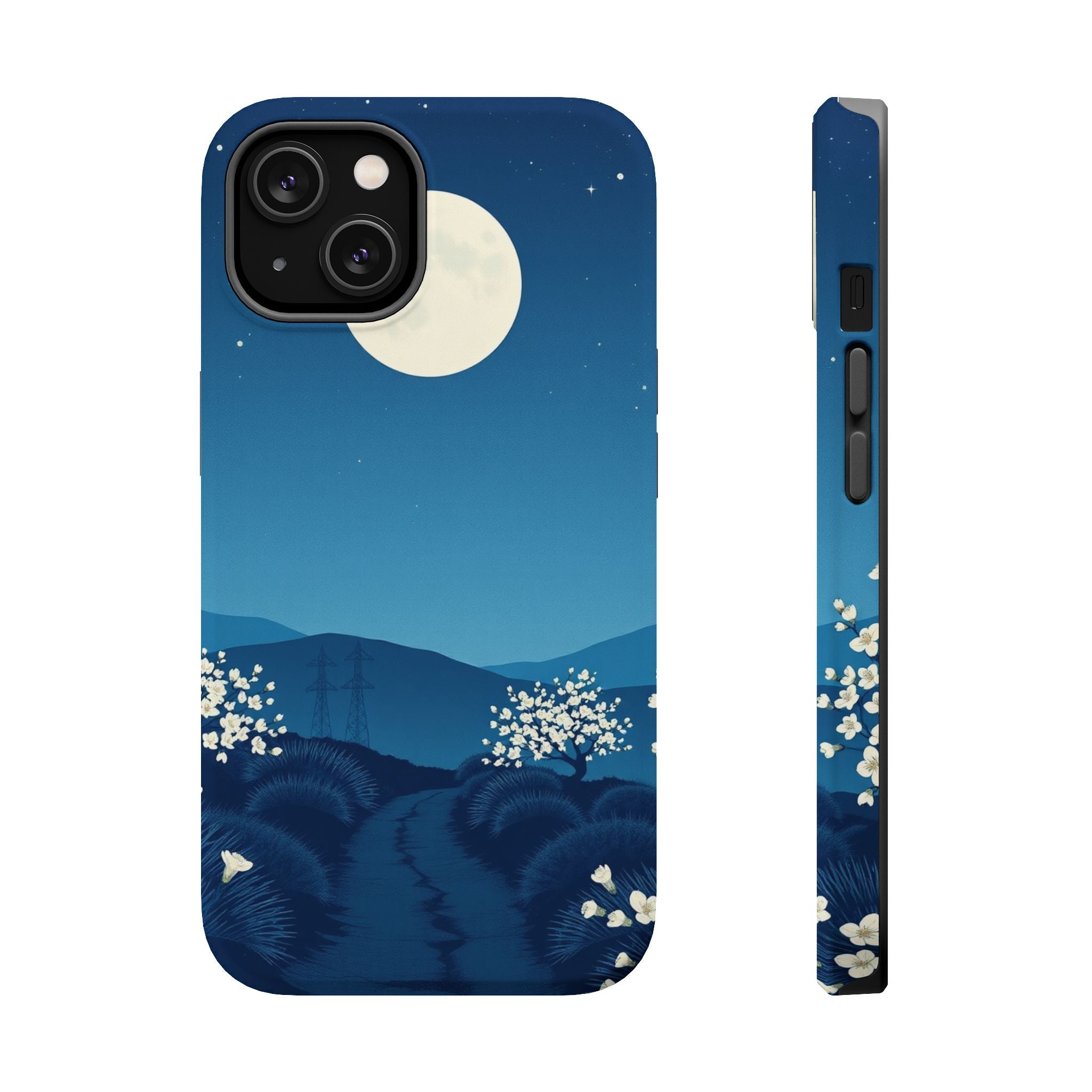 iPhone Vibrant Blossom Trail Design Slim Everyday Designer Case · iPhone Case