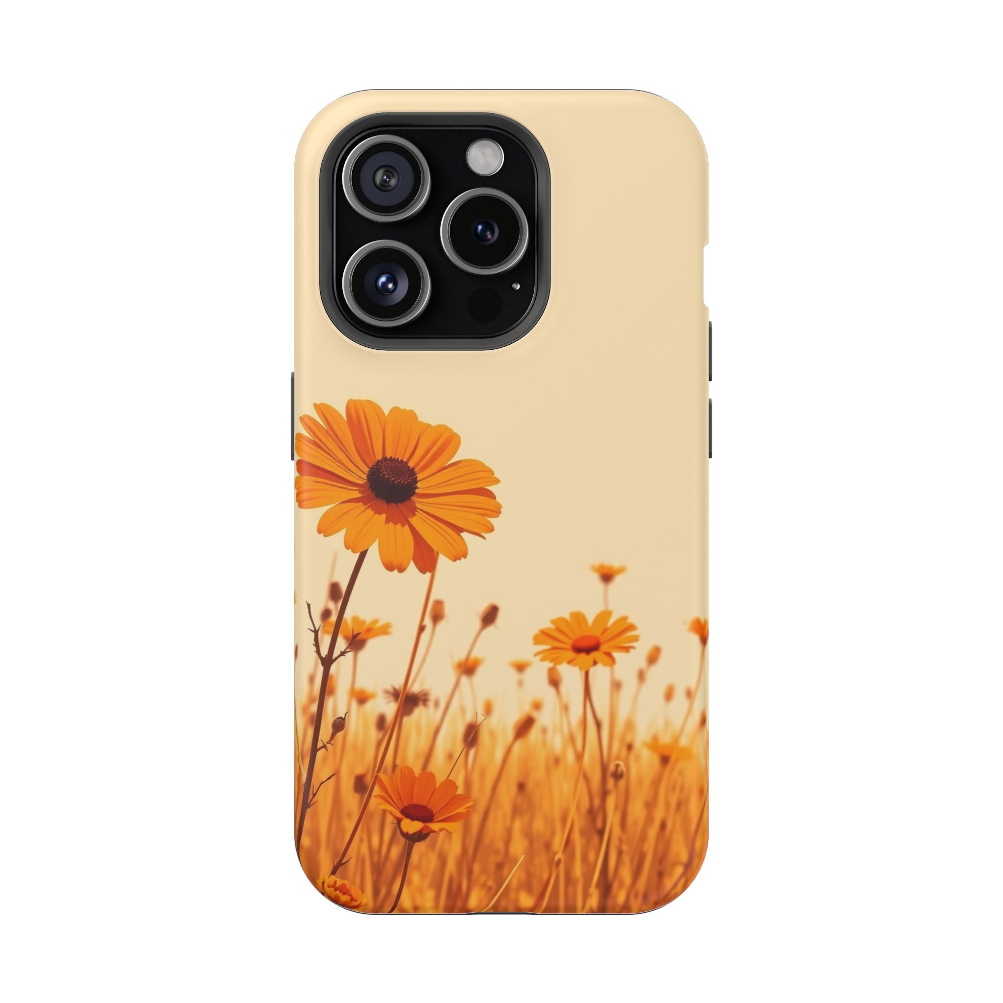iPhone Wildflower Field Minimalist Line Art Slim Everyday Designer Case · iPhone