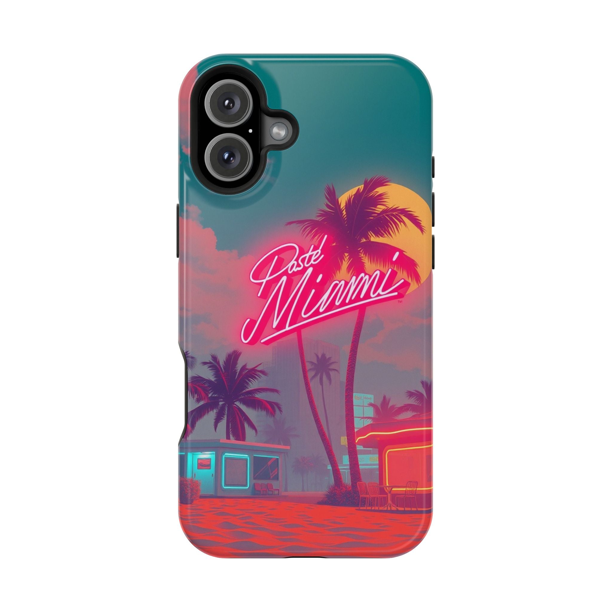 iPhone 1980s Pastel Miami Enchanted Art Slim Everyday Designer Case · iPhone Cas