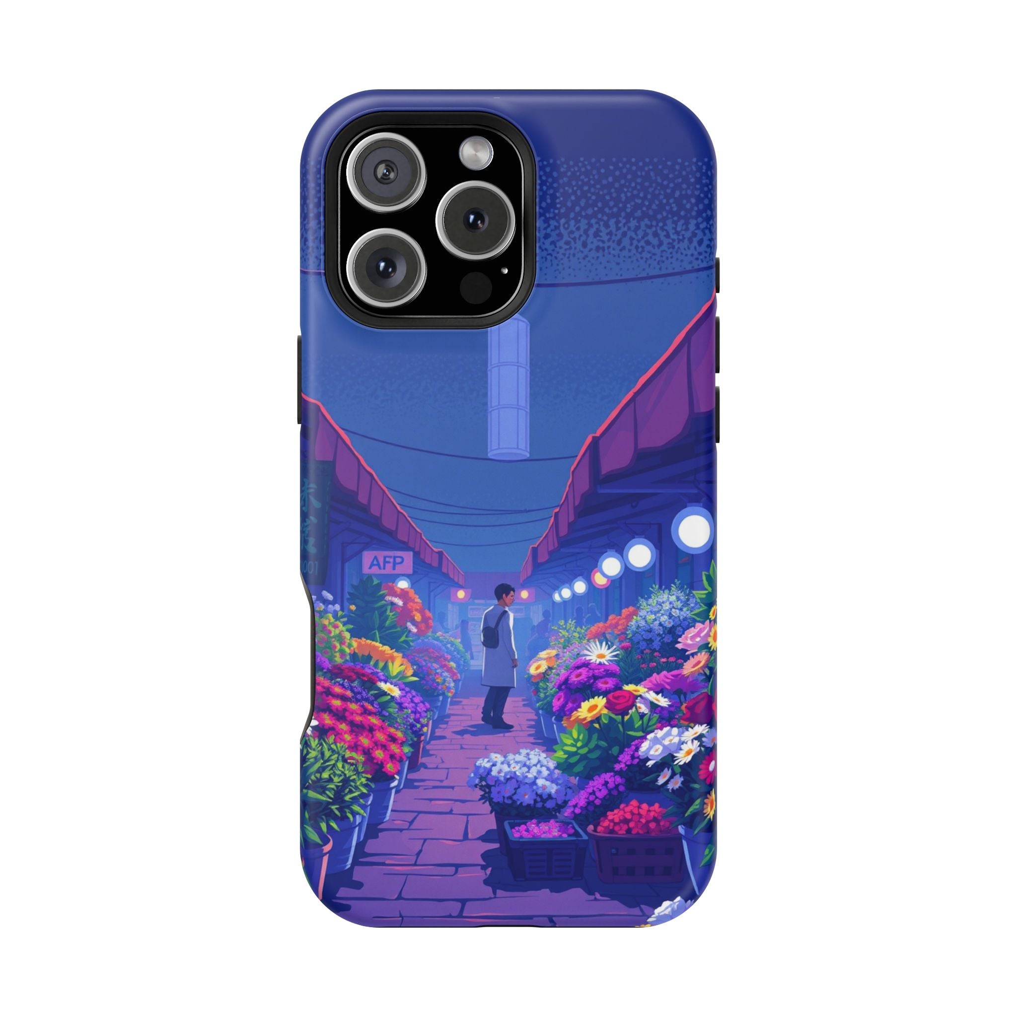 iPhone Flower Market Electric Art Bold Modern Everyday Snap Case · iPhone Case