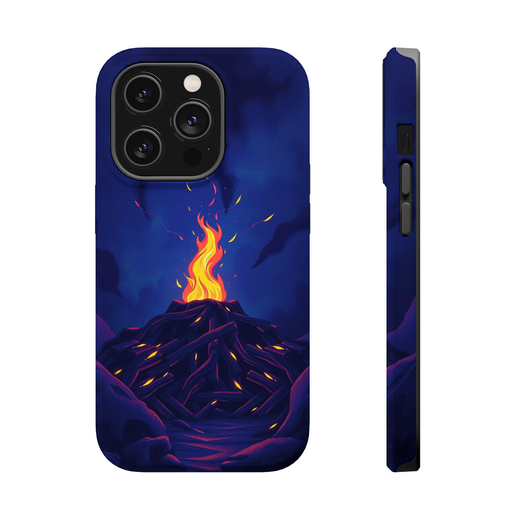 iPhone Wildfire Glow Dark Academia Bold Modern Everyday Snap Case · iPhone Case