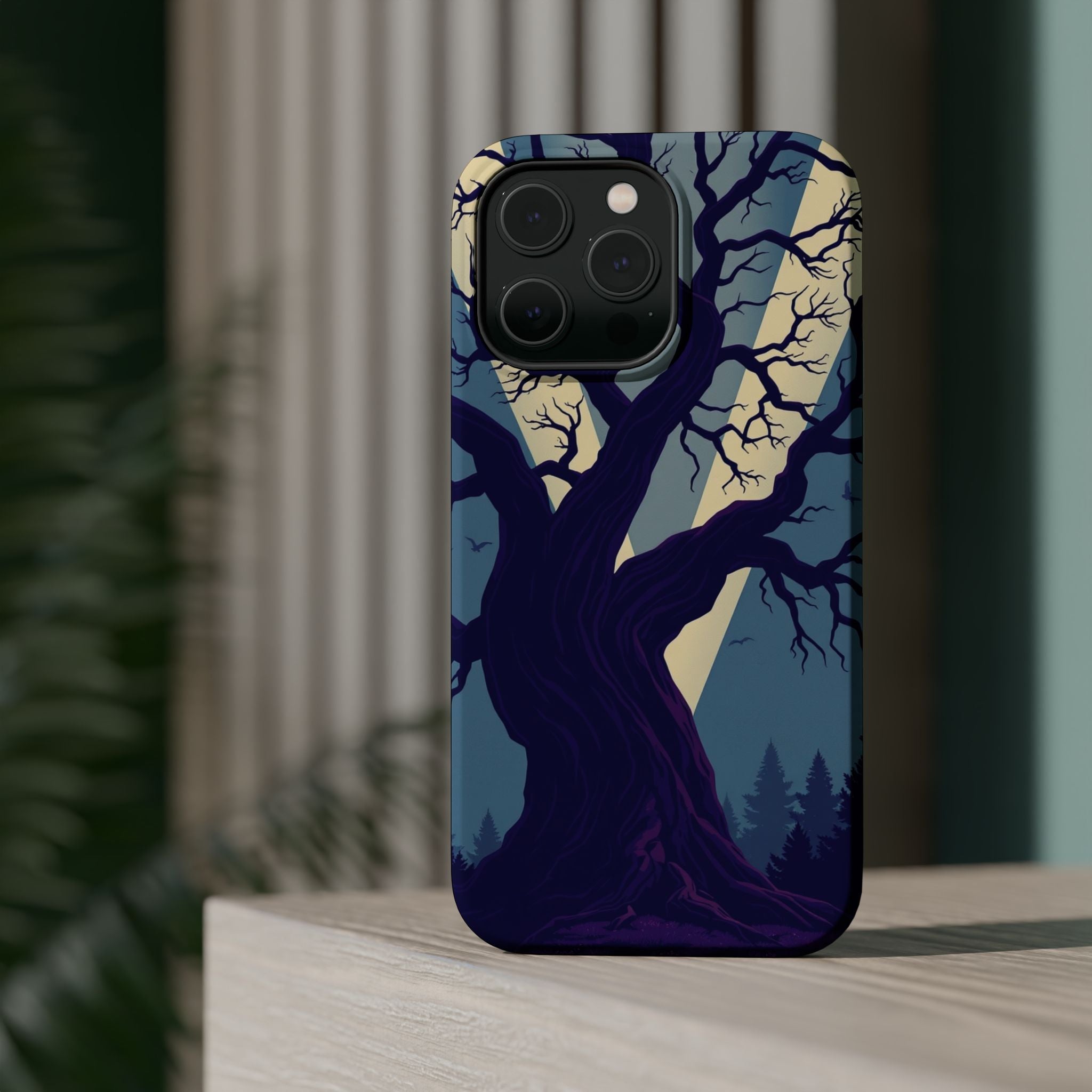 iPhone Twisted Tree Vintage Retro Poster Slim Everyday Designer Case · iPhone Ca