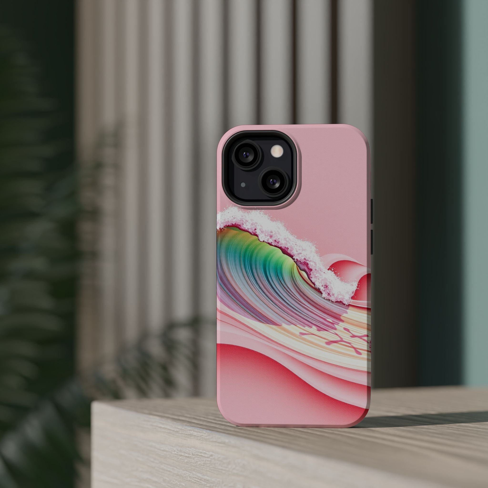 iPhone Sand Art Wave Vibrant Watercolor Slim Everyday iPhone Designer · iPhone C