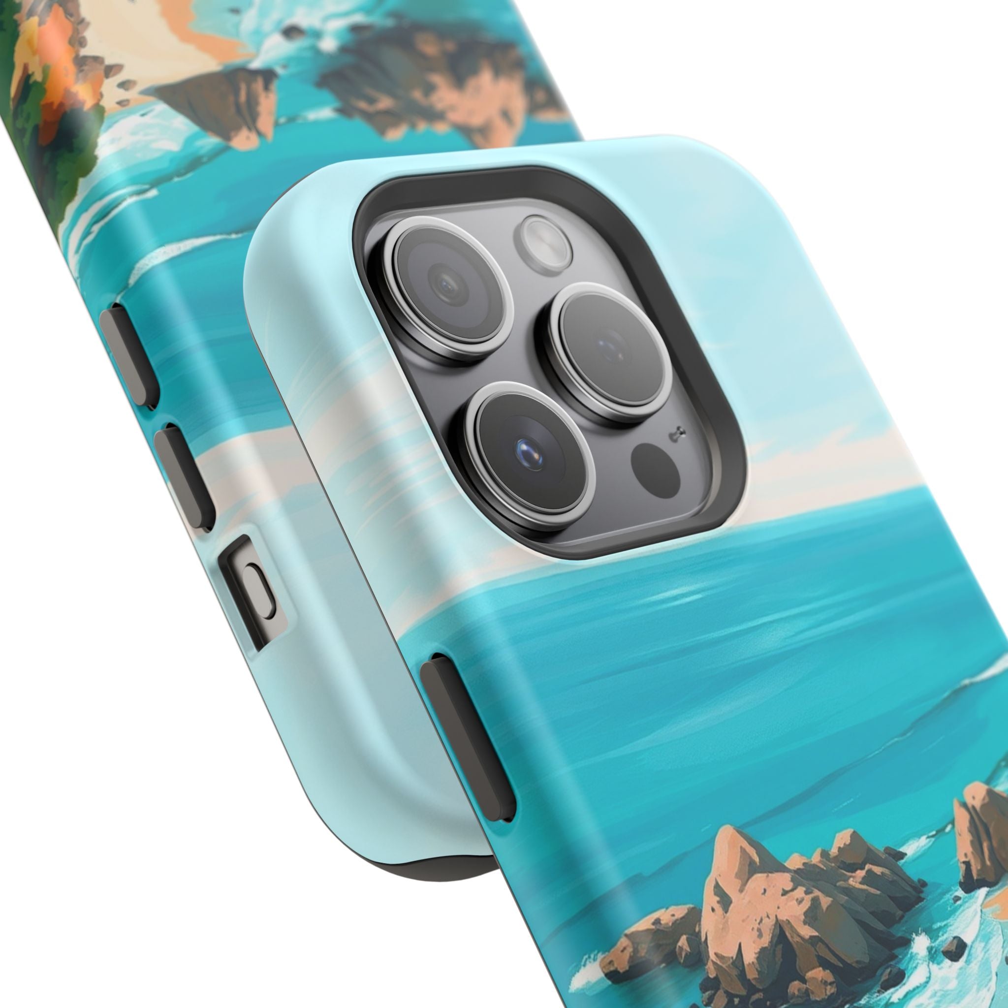 iPhone Pebble Beach Cinematic Art Bold Modern Everyday Snap Case · iPhone Case