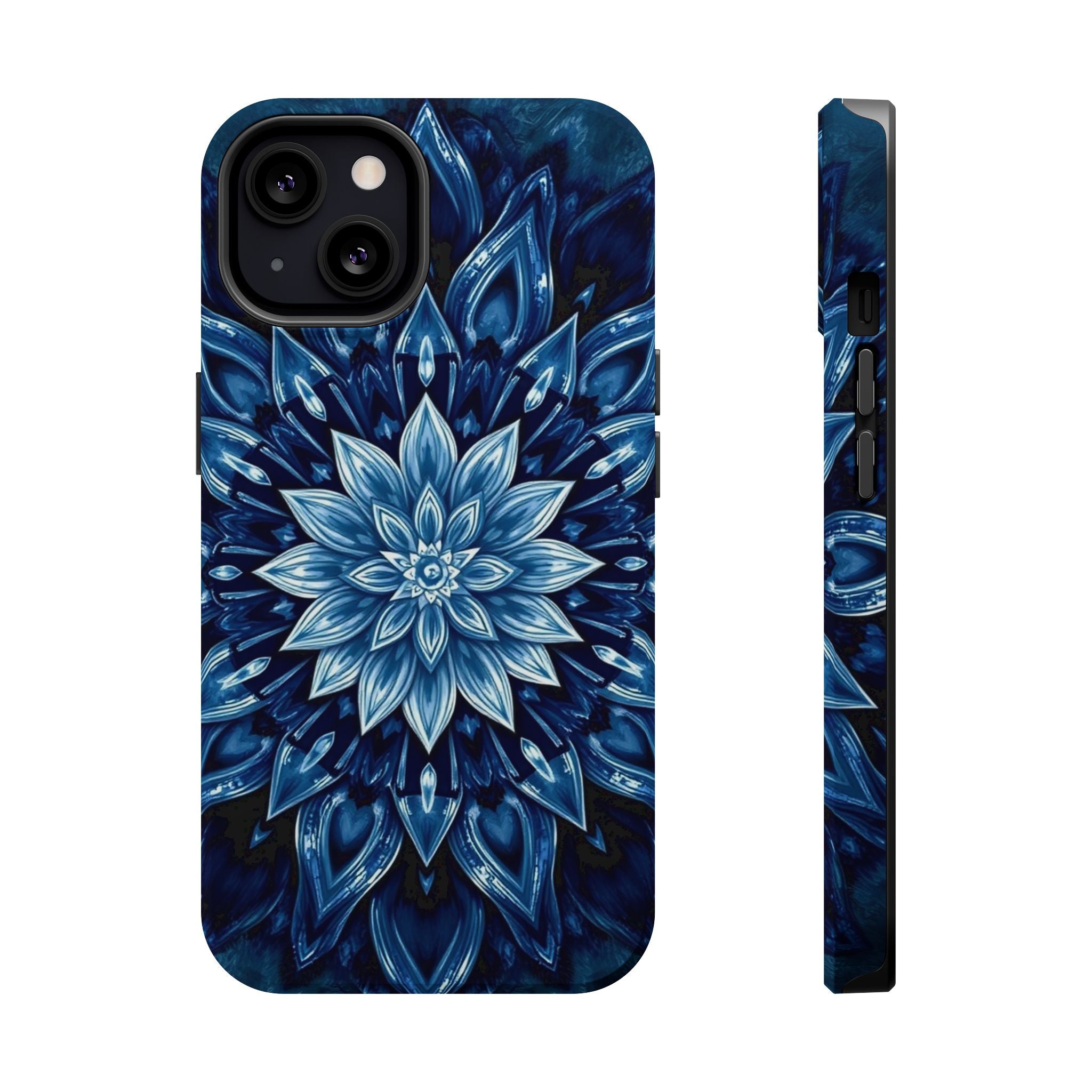 iPhone Floral Mandala Electric Art Bold Modern Everyday Snap Case · iPhone Case