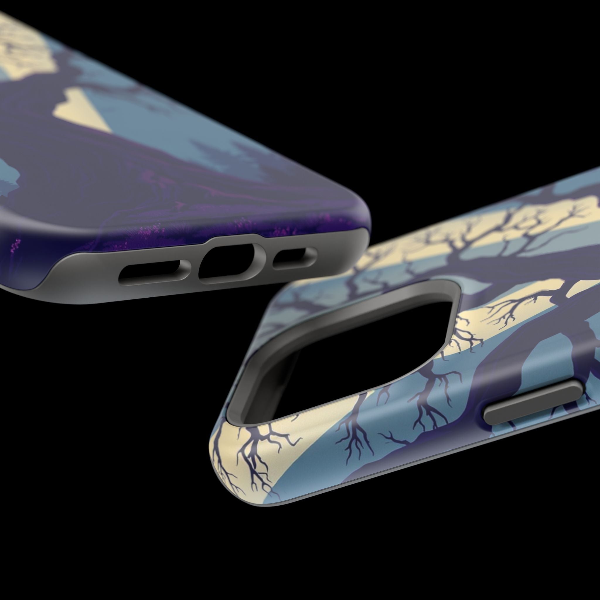 iPhone Twisted Tree Vintage Retro Poster Slim Everyday Designer Case · iPhone Ca