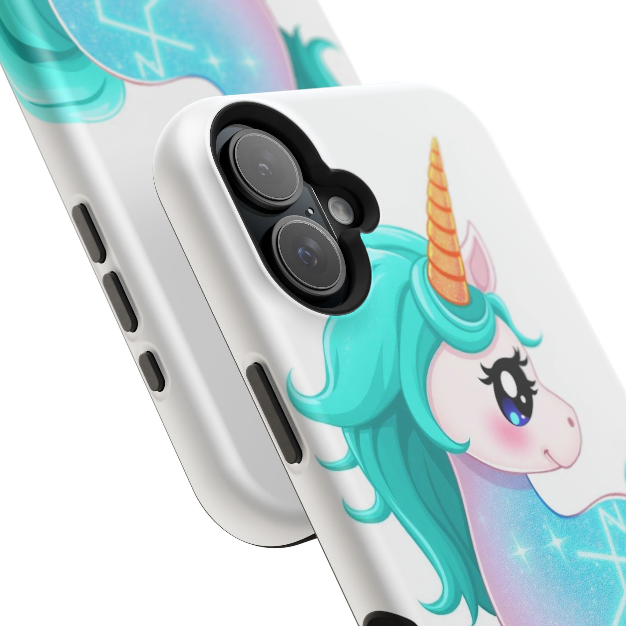 iPhone Turquoise Sparkle Unicorn Kids Fun iPhone Phone Case Gift · iPhone Case