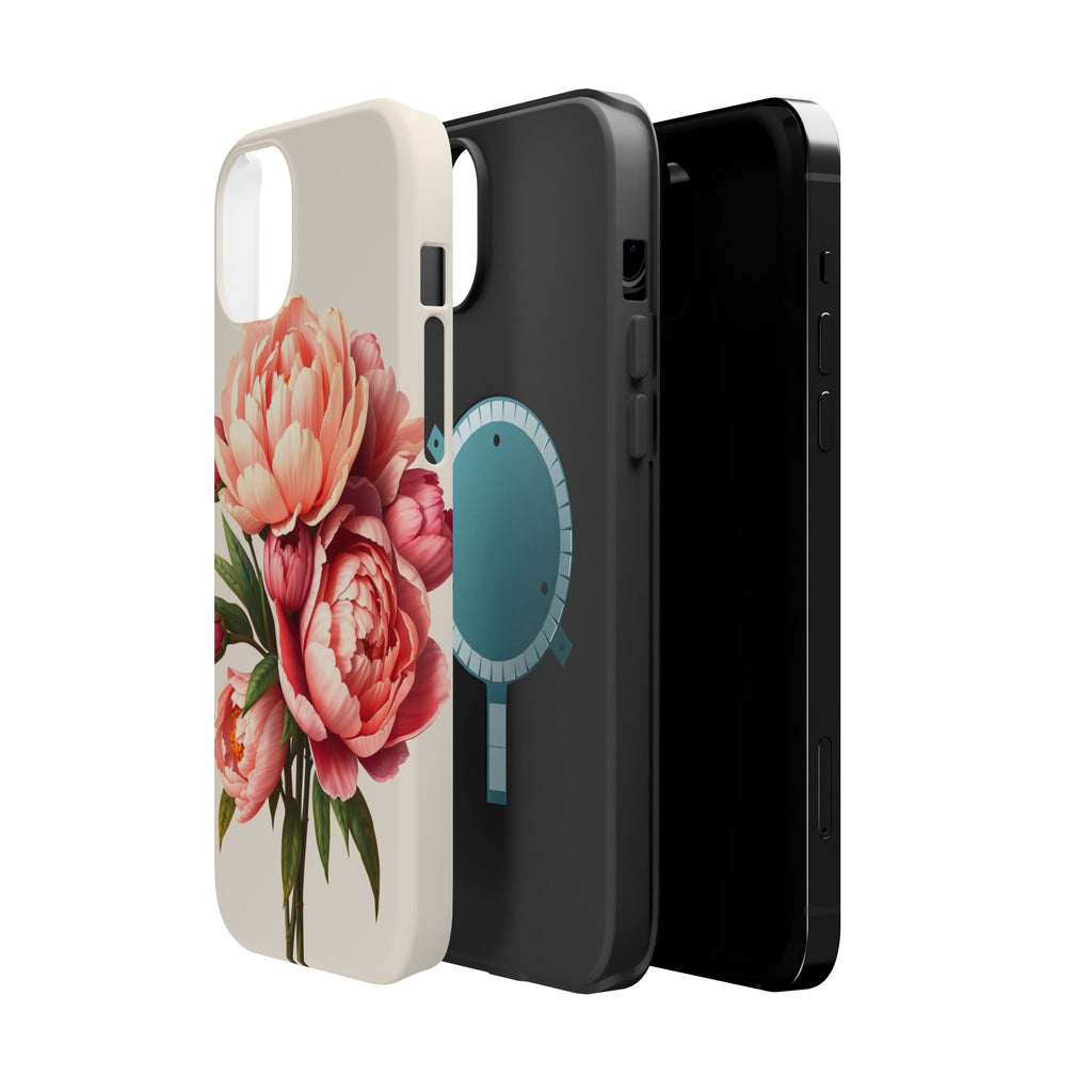iPhone Rose Pink And Cream Peony Bouquet Slim Everyday iPhone Designer · iPhone