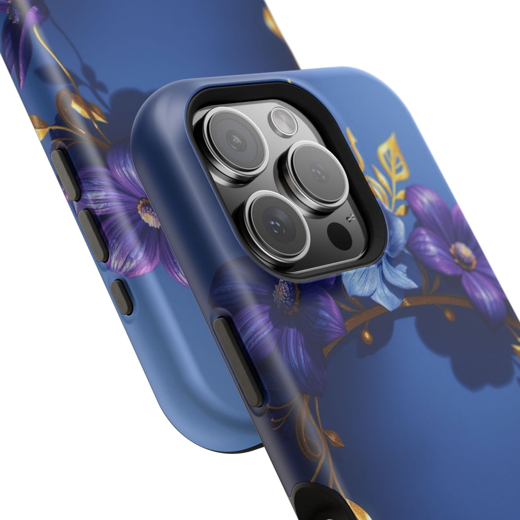 iPhone Vibrant Floral Crown Design 14 Slim Everyday Designer Case · iPhone Case